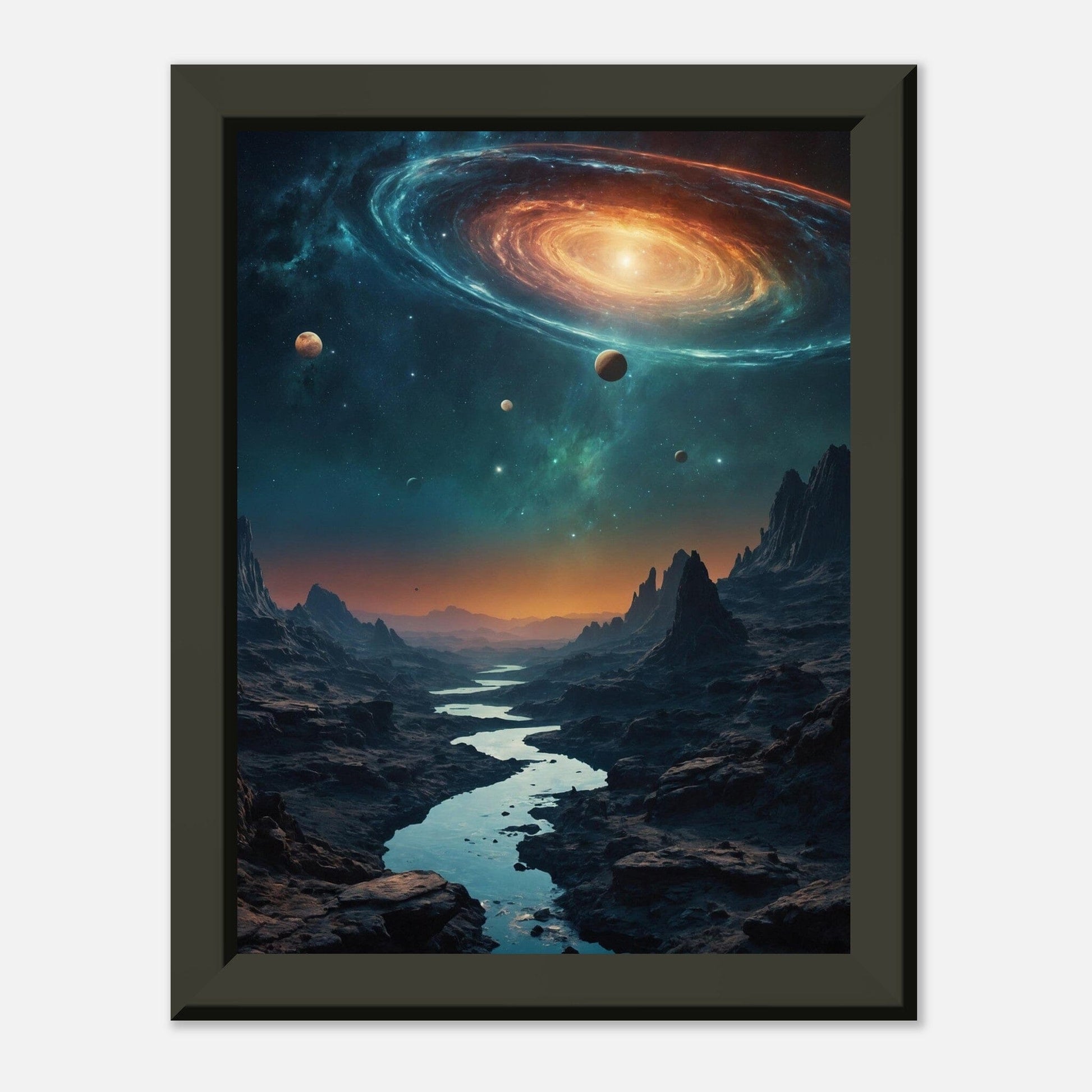 Aurora Abyss: Cosmic Convergence Print Material Modern Masterpieces 15x20 cm / 6x8″ 