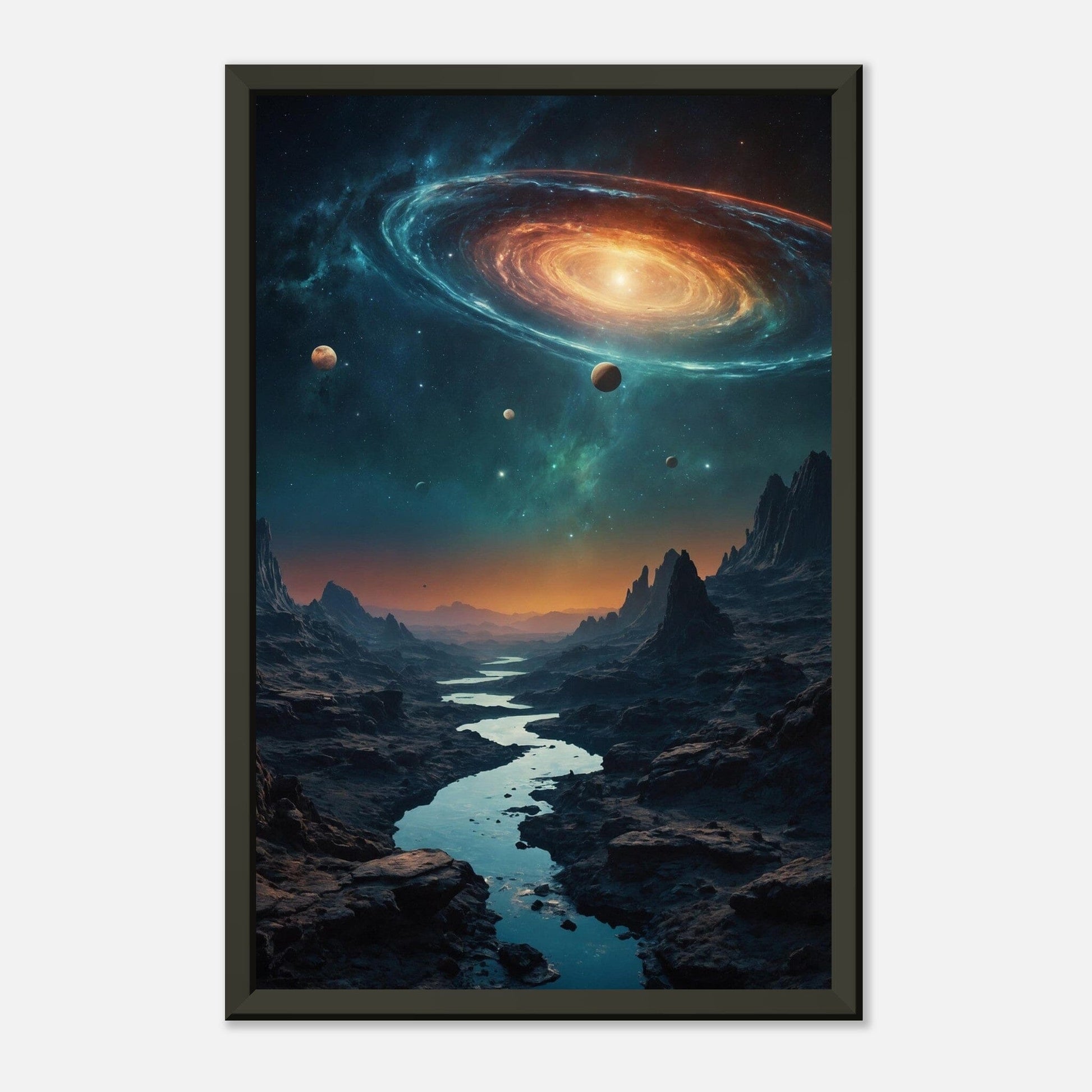 Aurora Abyss: Cosmic Convergence Print Material Modern Masterpieces 28x43 cm / XL (11x17″) 