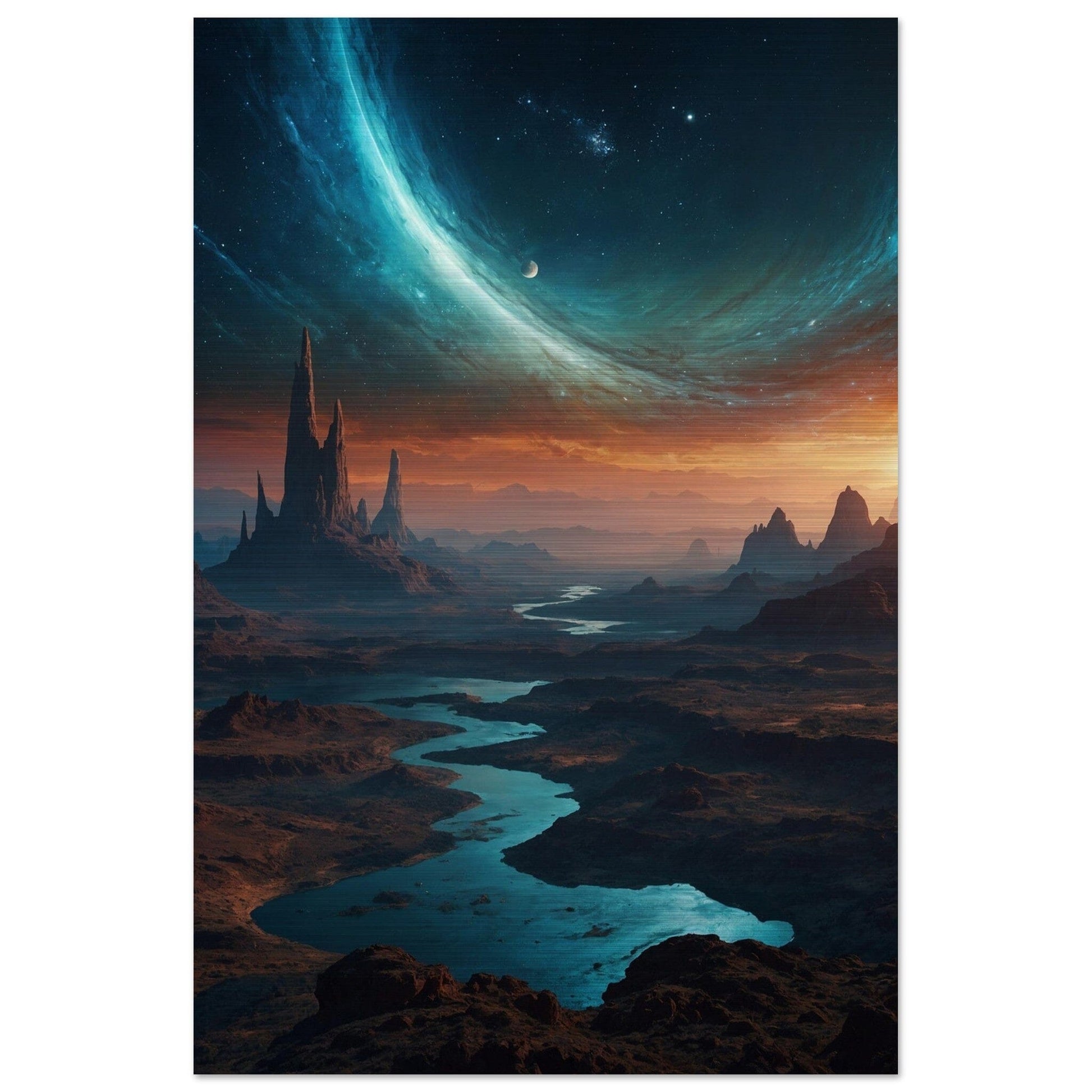 Brushed Aluminium Print - Moderne Kunstwerke mit gebürstetem Finish Print Material Modern Masterpieces 40x60 cm / 16x24″ 