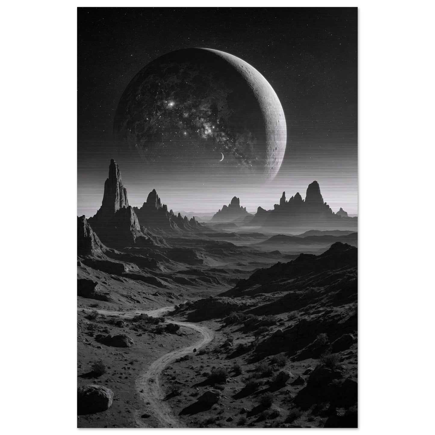 Brushed Aluminium Print - Moderne Kunstwerke mit gebürstetem Finish Print Material Modern Masterpieces 40x60 cm / 16x24″ 
