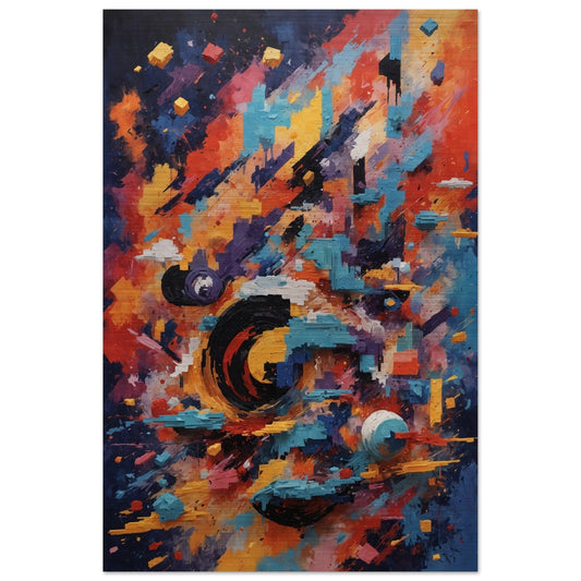 Brushed Aluminium Print - Moderne Kunstwerke mit gebürstetem Finish Print Material Modern Masterpieces 40x60 cm / 16x24″ 