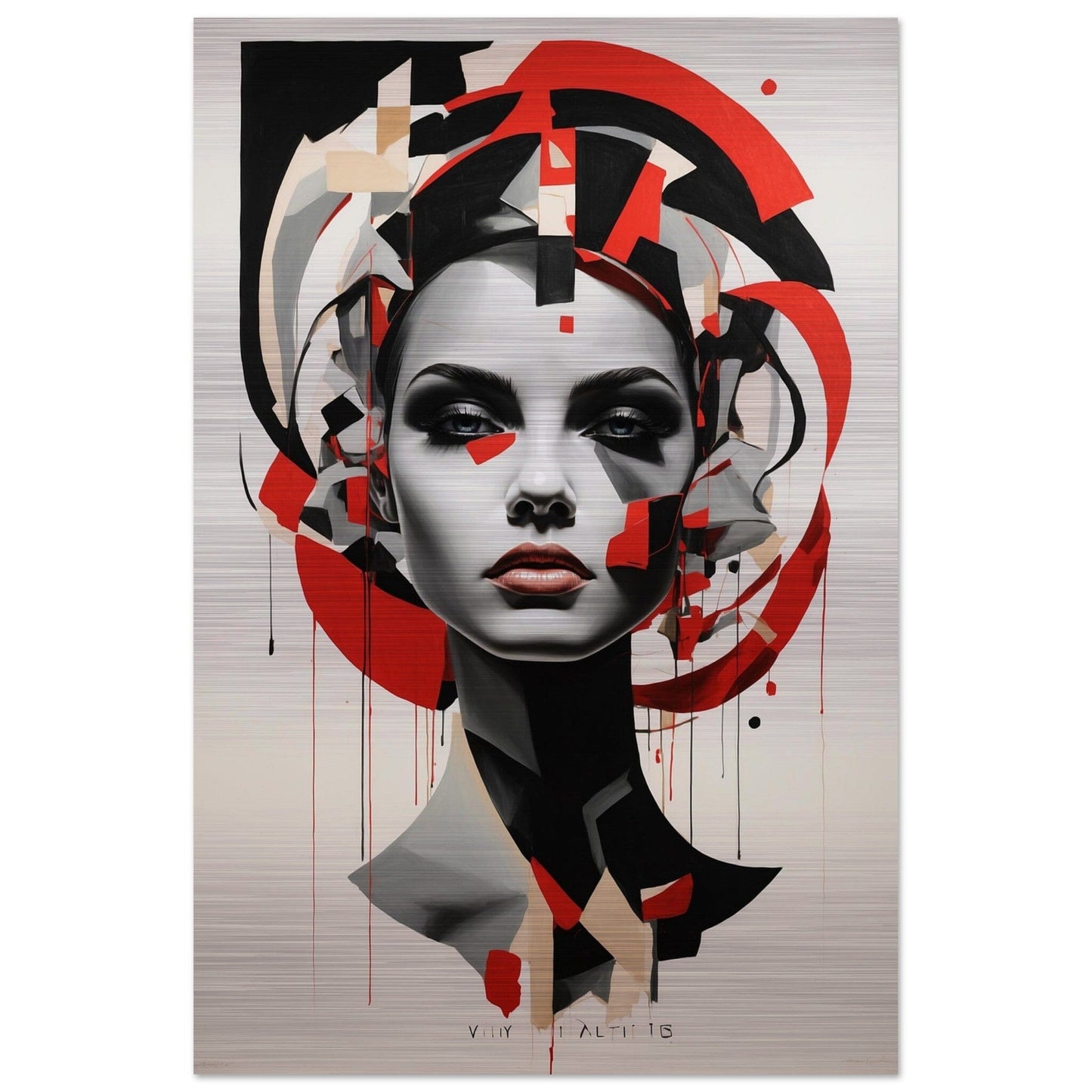 Brushed Aluminium Print - Moderne Kunstwerke mit gebürstetem Finish Print Material Modern Masterpieces 40x60 cm / 16x24″ 