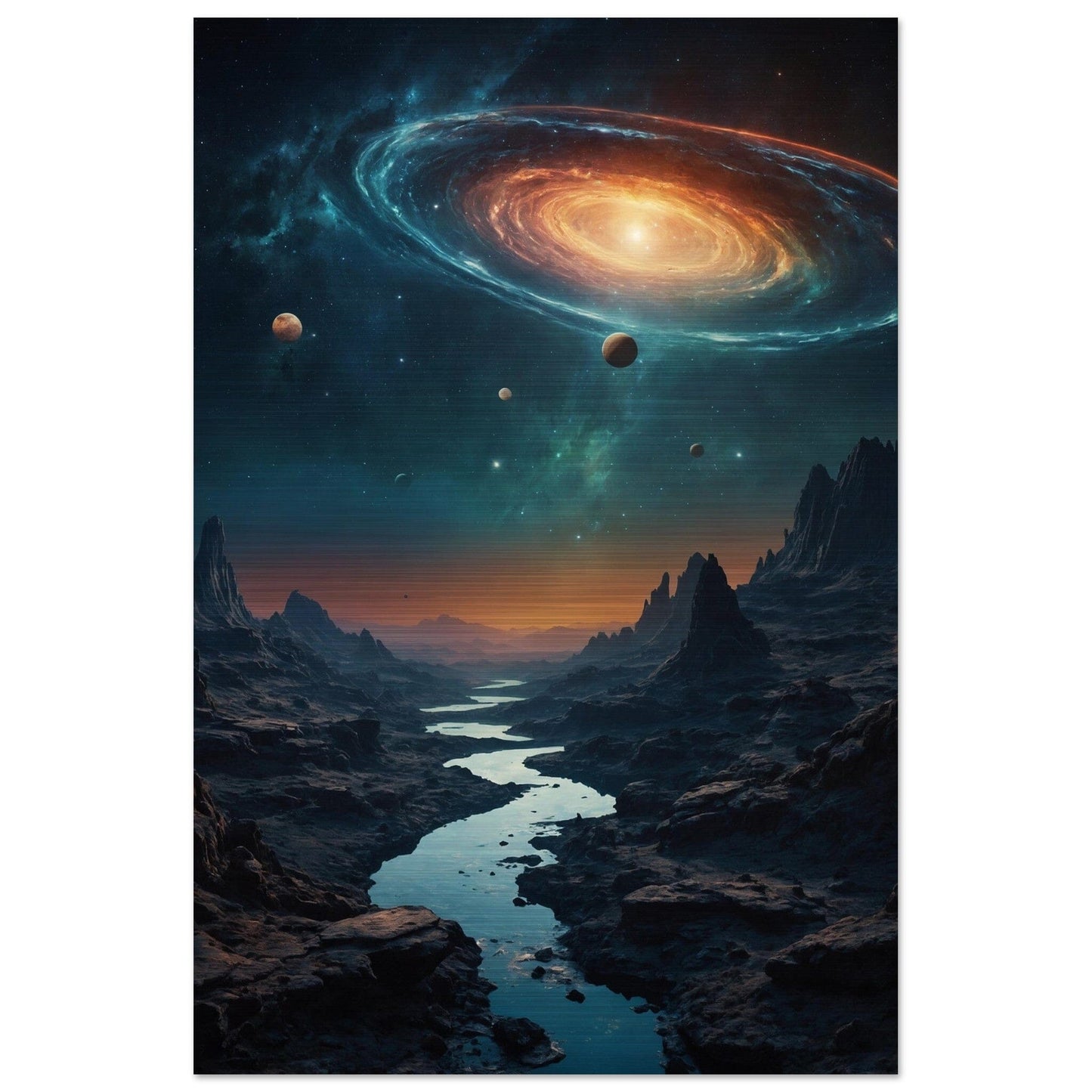 Brushed Aluminium Print - Moderne Kunstwerke mit gebürstetem Finish Print Material Modern Masterpieces 40x60 cm / 16x24″ 