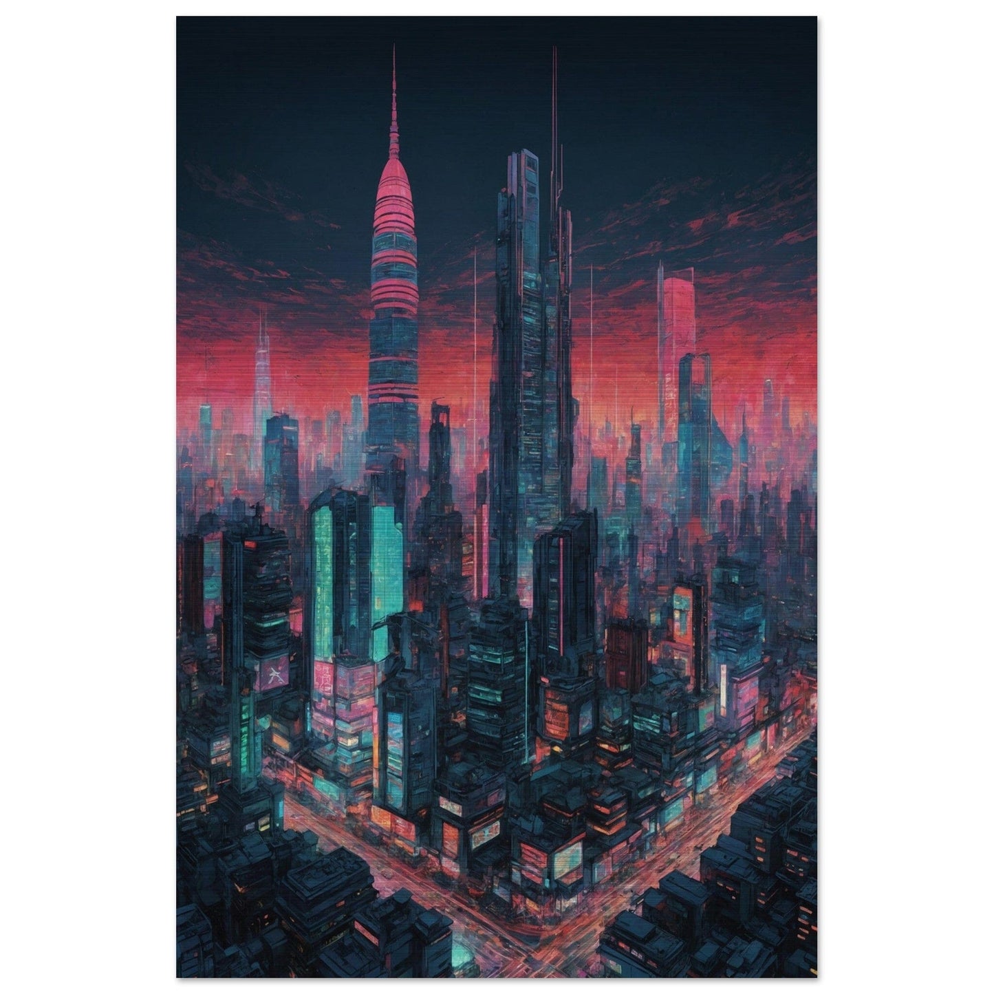 Brushed Aluminium Print - Moderne Kunstwerke mit gebürstetem Finish Print Material Modern Masterpieces 40x60 cm / 16x24″ 