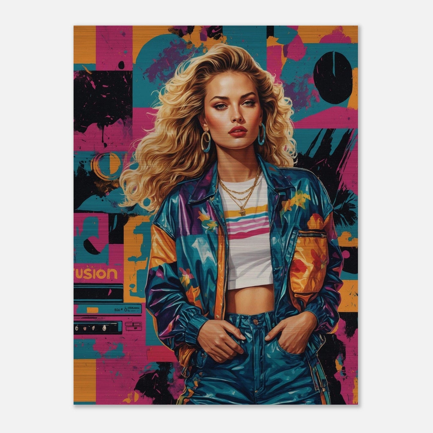 Brushed Aluminium Print - Moderne Kunstwerke mit gebürstetem Finish Print Material Modern Masterpieces 45x60 cm / 18x24″ 