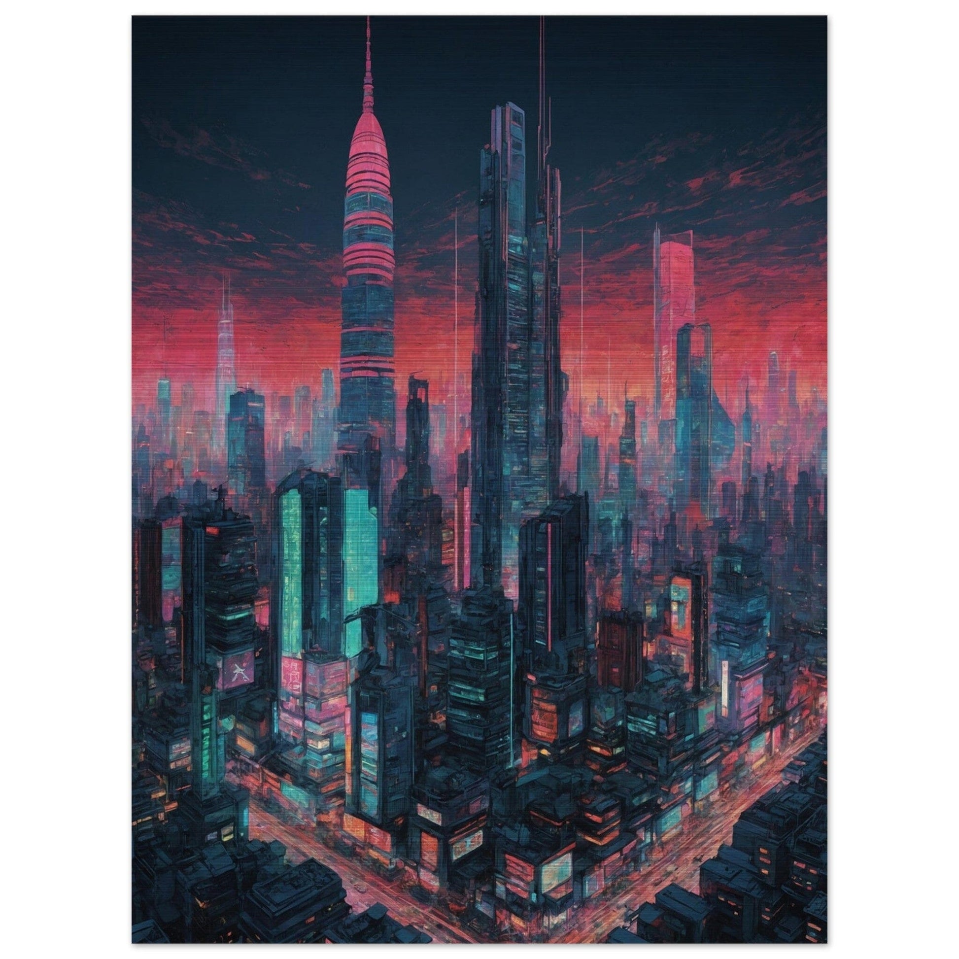 Brushed Aluminium Print - Moderne Kunstwerke mit gebürstetem Finish Print Material Modern Masterpieces 45x60 cm / 18x24″ 