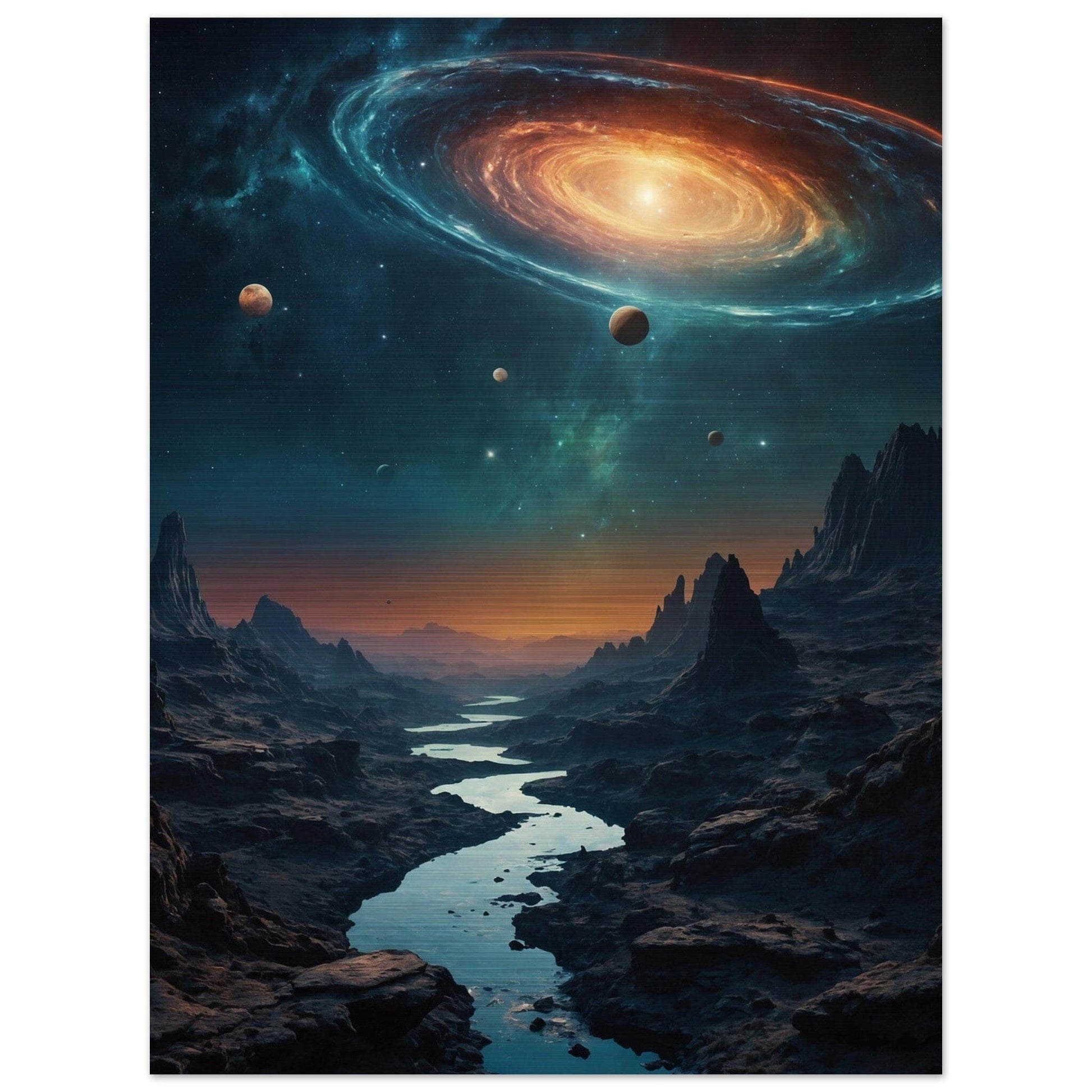 Brushed Aluminium Print - Moderne Kunstwerke mit gebürstetem Finish Print Material Modern Masterpieces 45x60 cm / 18x24″ 