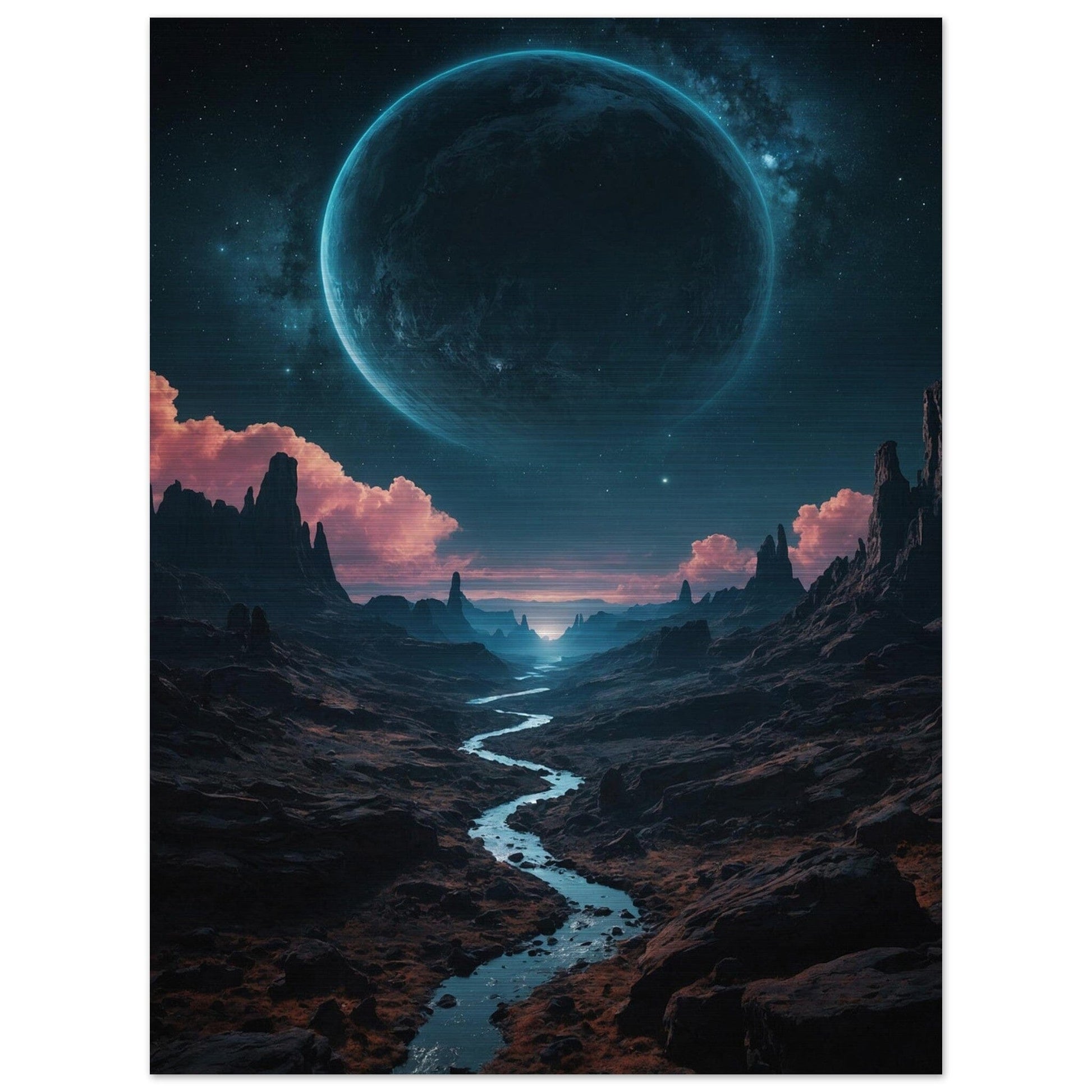 Brushed Aluminium Print - Moderne Kunstwerke mit gebürstetem Finish Print Material Modern Masterpieces 45x60 cm / 18x24″ 