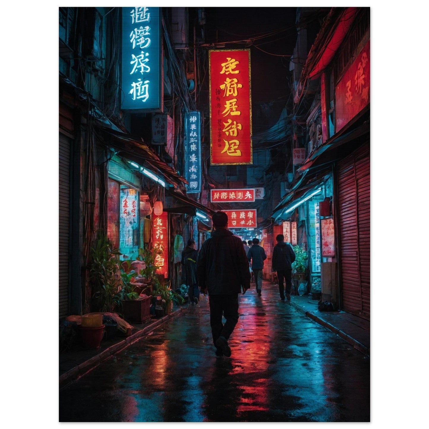 Brushed Aluminium Print - Moderne Kunstwerke mit gebürstetem Finish Print Material Modern Masterpieces 45x60 cm / 18x24″ 