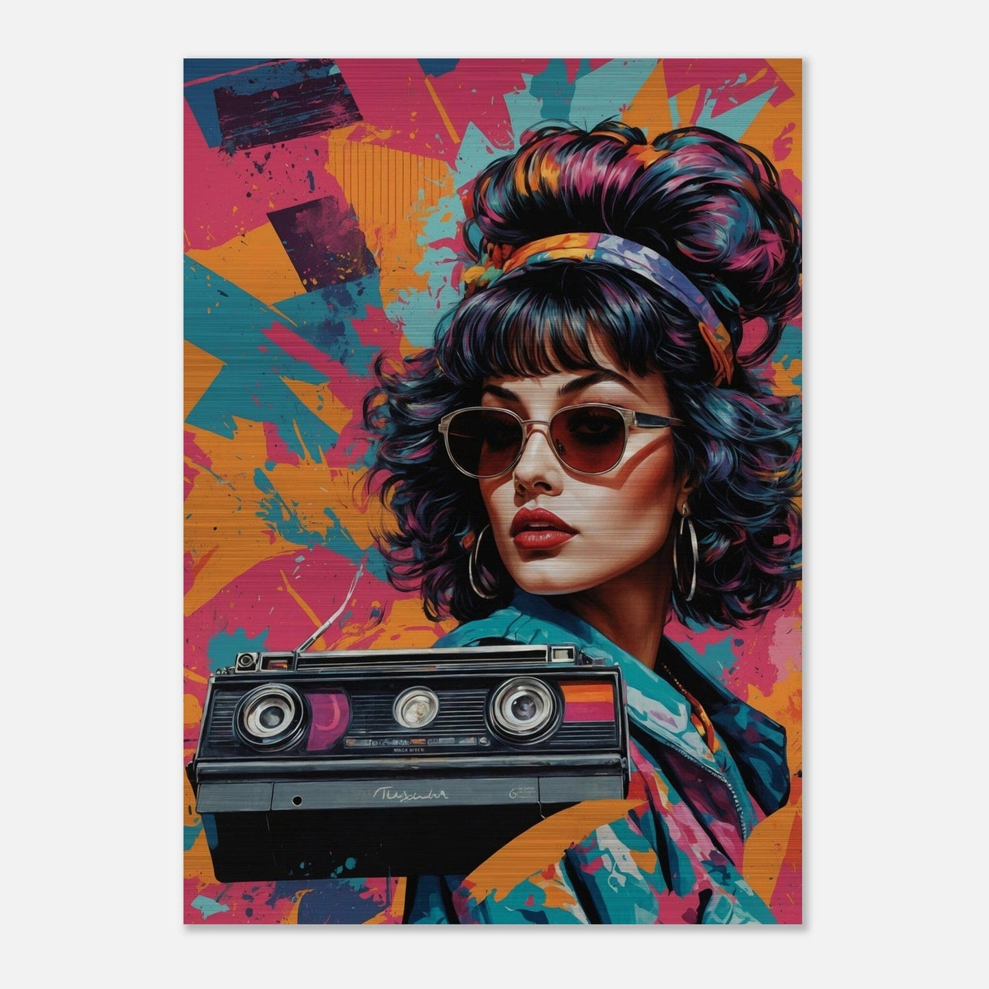 Brushed Aluminium Print - Moderne Kunstwerke mit gebürstetem Finish Print Material Modern Masterpieces 50x70 cm / 20x28″ 