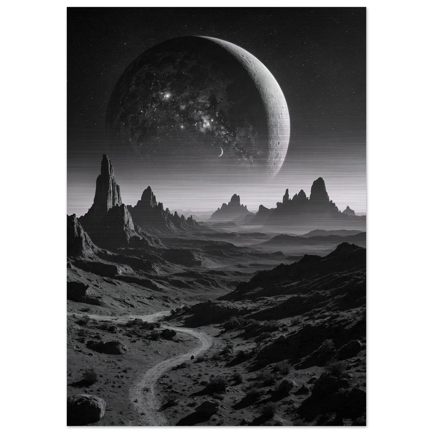 Brushed Aluminium Print - Moderne Kunstwerke mit gebürstetem Finish Print Material Modern Masterpieces 50x70 cm / 20x28″ 