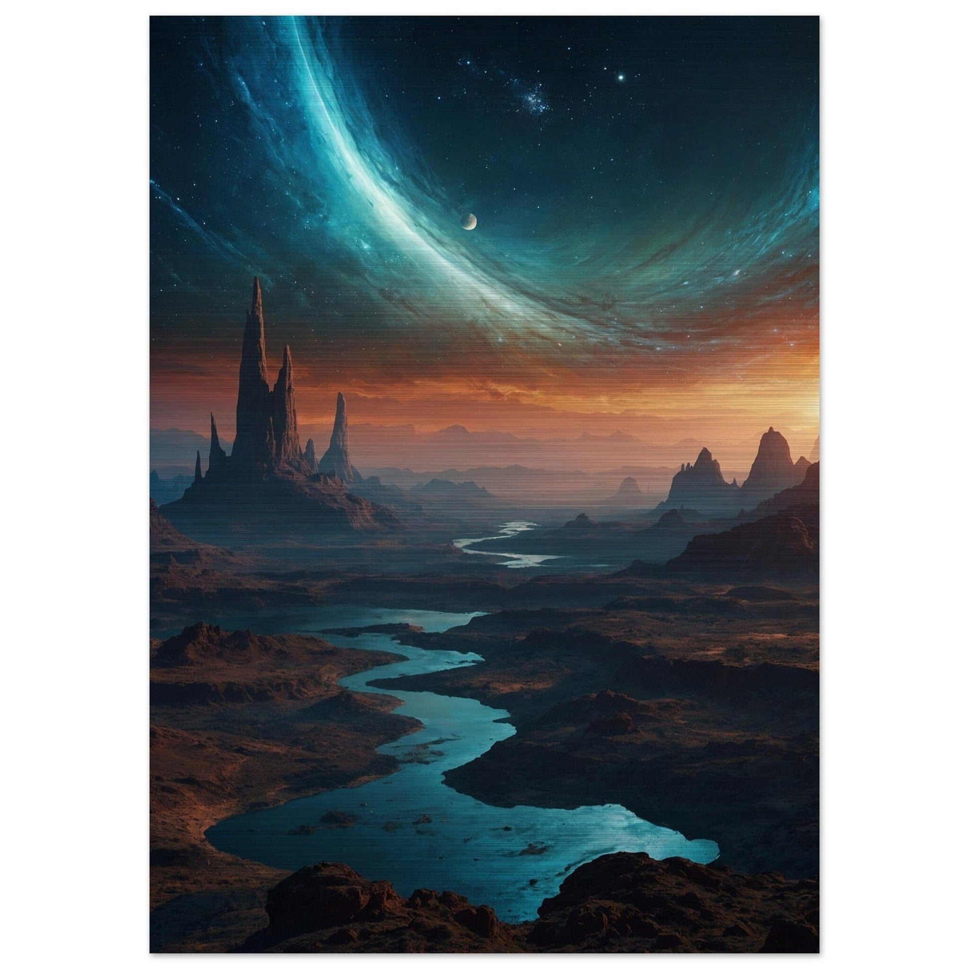 Brushed Aluminium Print - Moderne Kunstwerke mit gebürstetem Finish Print Material Modern Masterpieces 50x70 cm / 20x28″ 