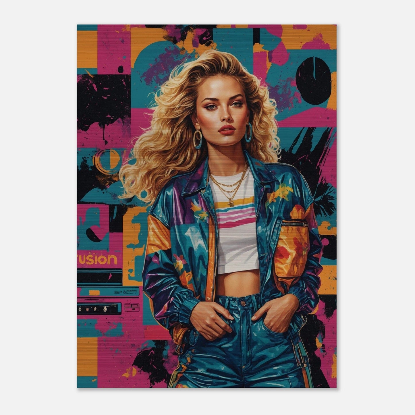 Brushed Aluminium Print - Moderne Kunstwerke mit gebürstetem Finish Print Material Modern Masterpieces 50x70 cm / 20x28″ 