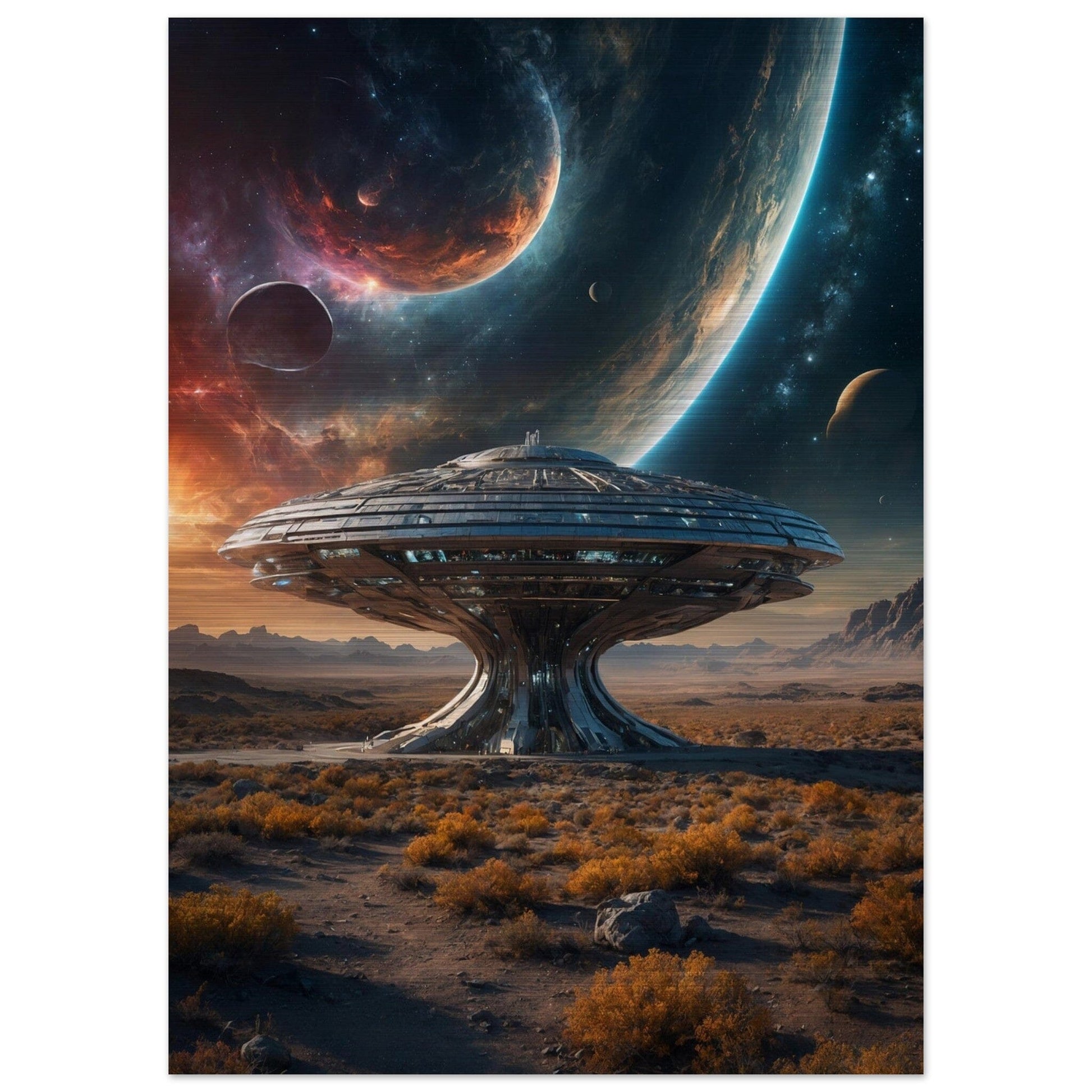 Brushed Aluminium Print - Moderne Kunstwerke mit gebürstetem Finish Print Material Modern Masterpieces 50x70 cm / 20x28″ 