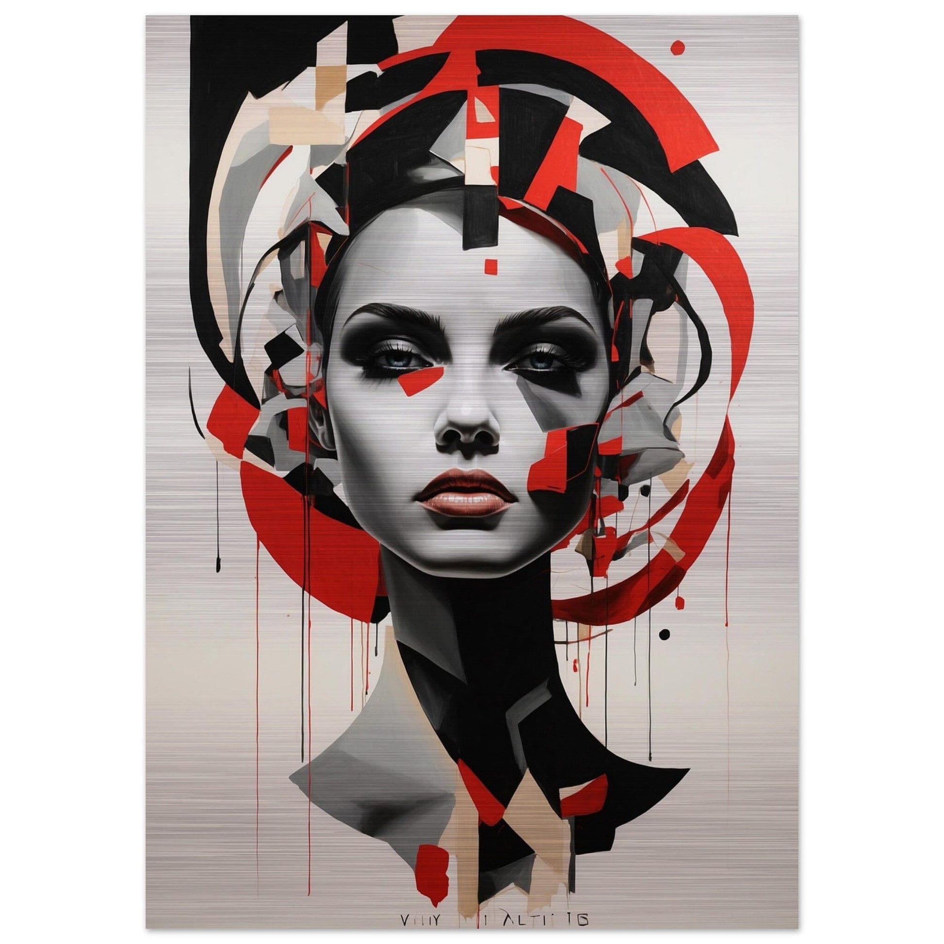 Brushed Aluminium Print - Moderne Kunstwerke mit gebürstetem Finish Print Material Modern Masterpieces 50x70 cm / 20x28″ 