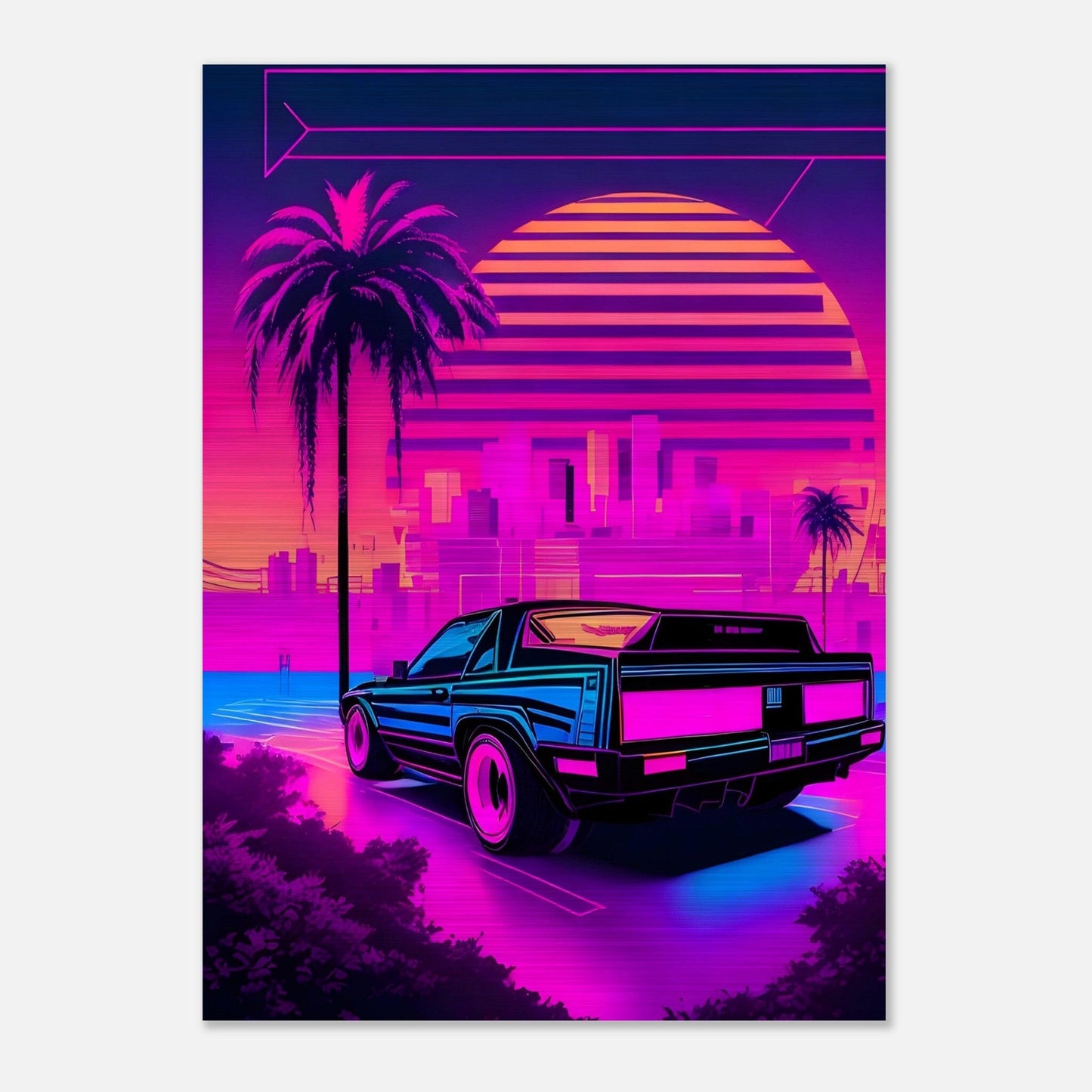 Brushed Aluminium Print - Moderne Kunstwerke mit gebürstetem Finish Print Material Modern Masterpieces 50x70 cm / 20x28″ 