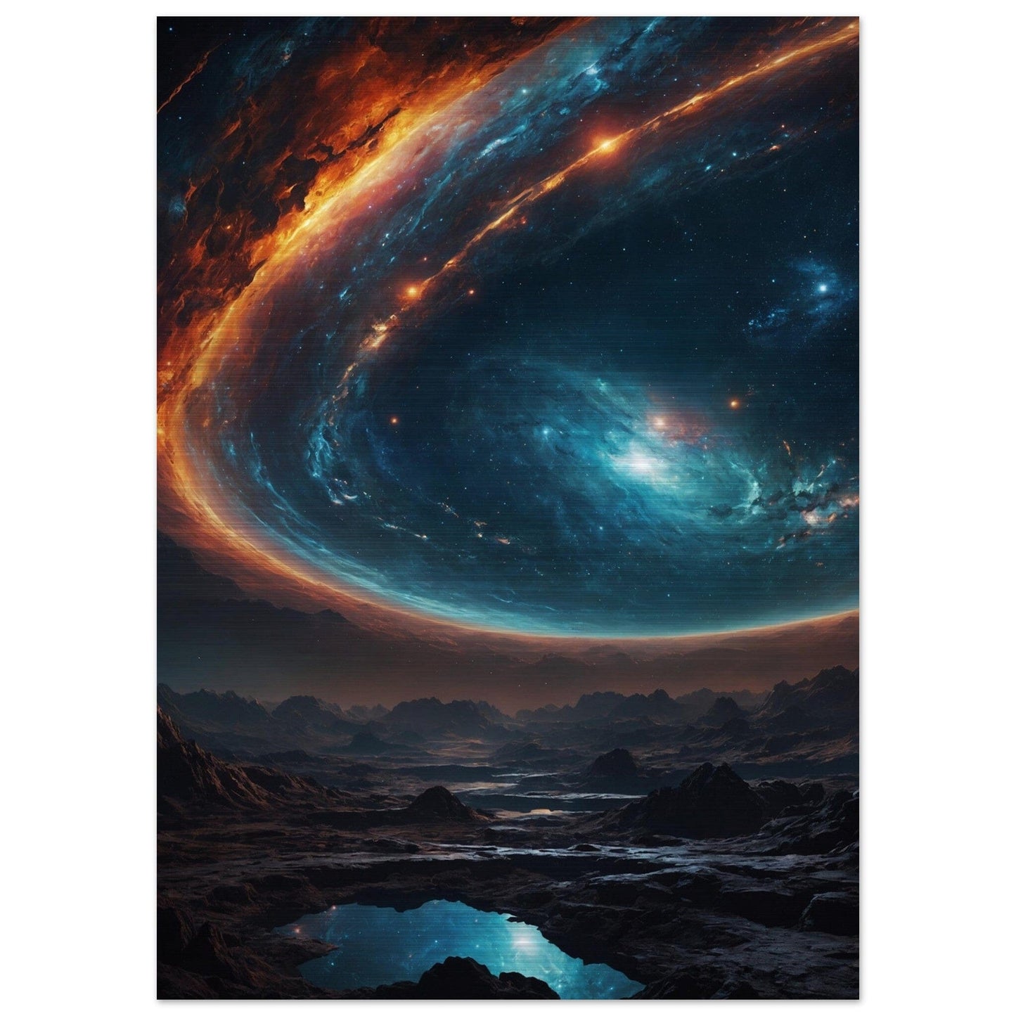 Brushed Aluminium Print - Moderne Kunstwerke mit gebürstetem Finish Print Material Modern Masterpieces 50x70 cm / 20x28″ 