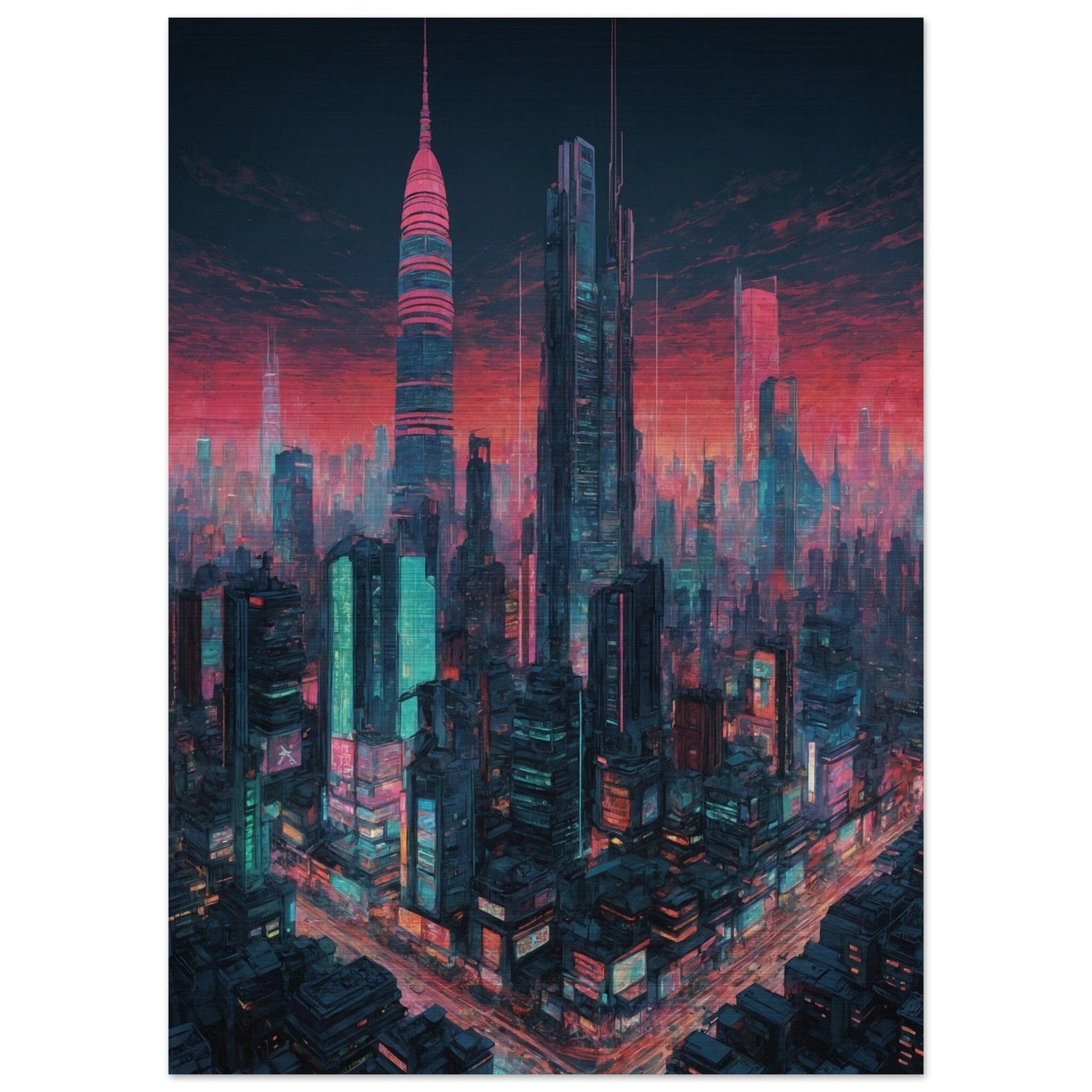 Brushed Aluminium Print - Moderne Kunstwerke mit gebürstetem Finish Print Material Modern Masterpieces 50x70 cm / 20x28″ 