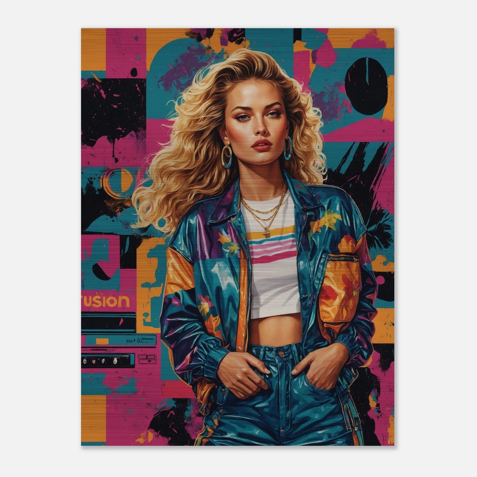 Brushed Aluminium Print - Moderne Kunstwerke mit gebürstetem Finish Print Material Modern Masterpieces 60x80 cm / 24x32″ 