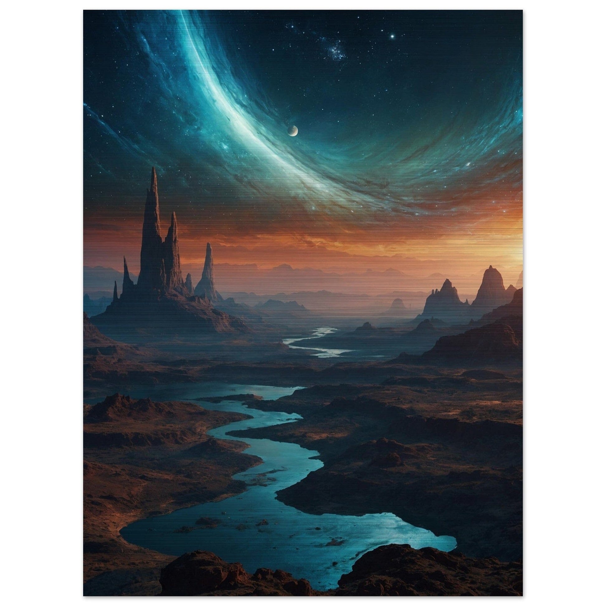 Brushed Aluminium Print - Moderne Kunstwerke mit gebürstetem Finish Print Material Modern Masterpieces 60x80 cm / 24x32″ 