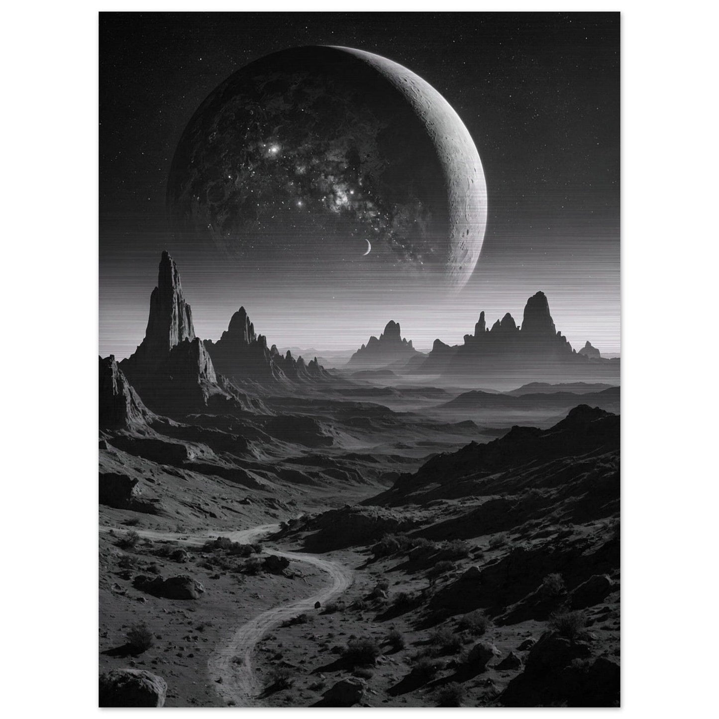 Brushed Aluminium Print - Moderne Kunstwerke mit gebürstetem Finish Print Material Modern Masterpieces 60x80 cm / 24x32″ 
