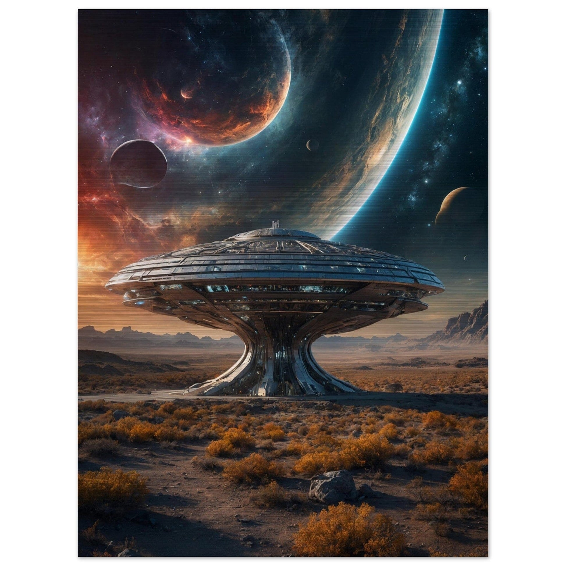 Brushed Aluminium Print - Moderne Kunstwerke mit gebürstetem Finish Print Material Modern Masterpieces 60x80 cm / 24x32″ 