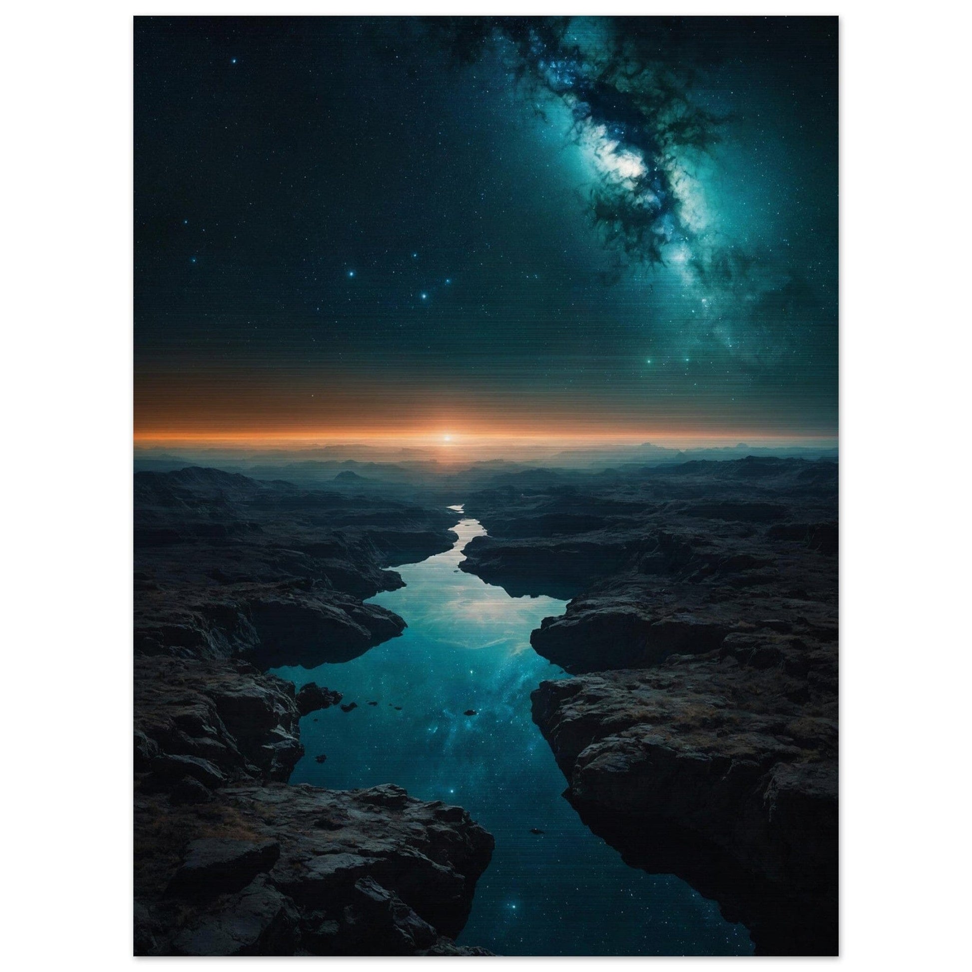 Brushed Aluminium Print - Moderne Kunstwerke mit gebürstetem Finish Print Material Modern Masterpieces 60x80 cm / 24x32″ 