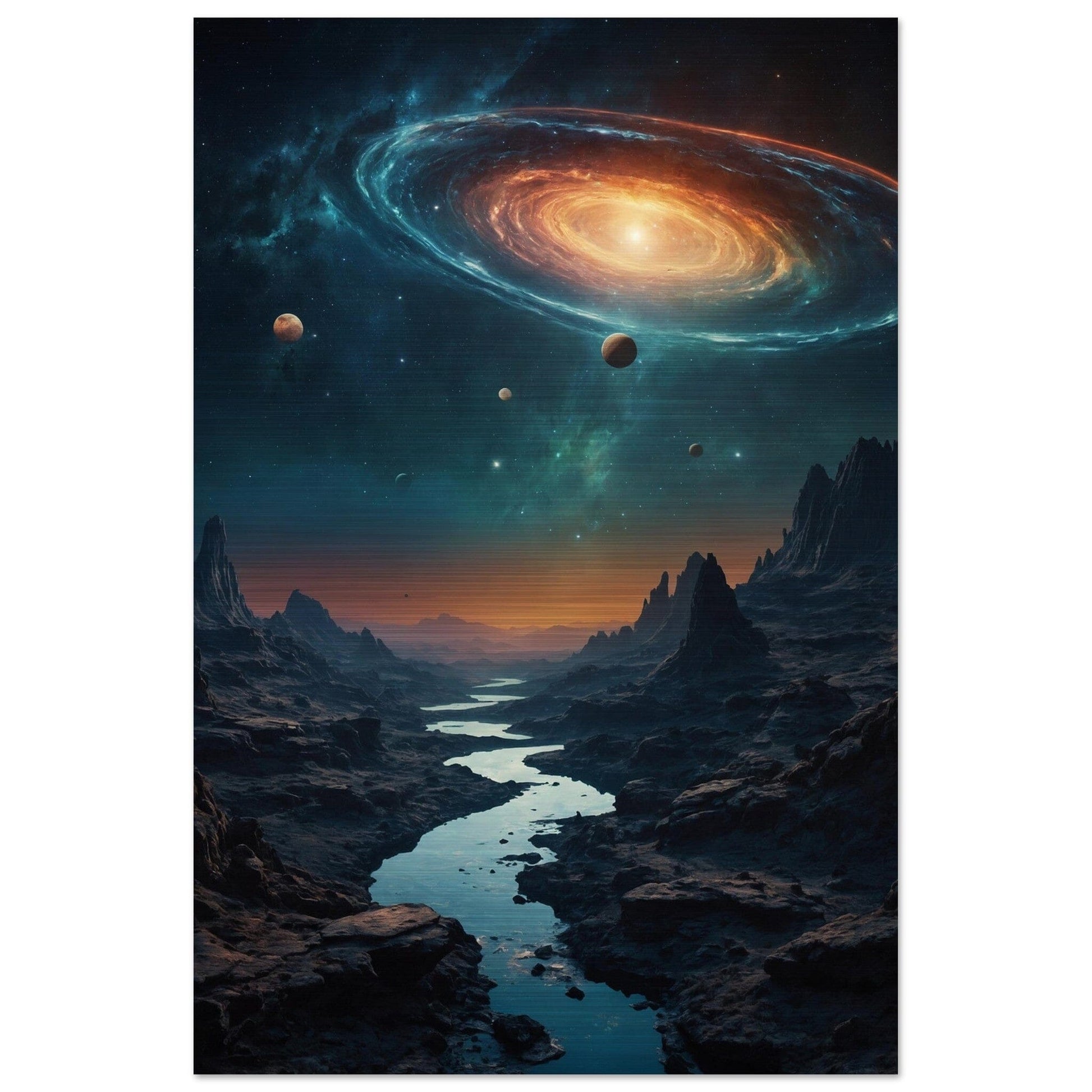 Brushed Aluminium Print - Moderne Kunstwerke mit gebürstetem Finish Print Material Modern Masterpieces 60x90 cm / 24x36″ 
