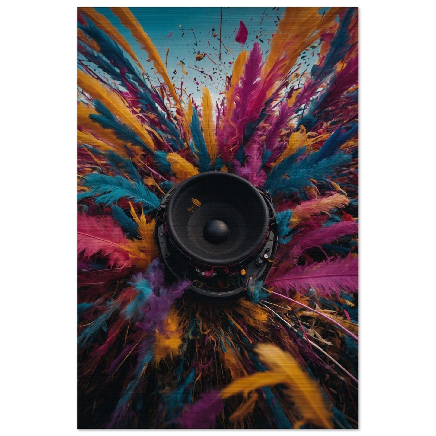 Brushed Aluminium Print - Moderne Kunstwerke mit gebürstetem Finish Print Material Modern Masterpieces 60x90 cm / 24x36″ 