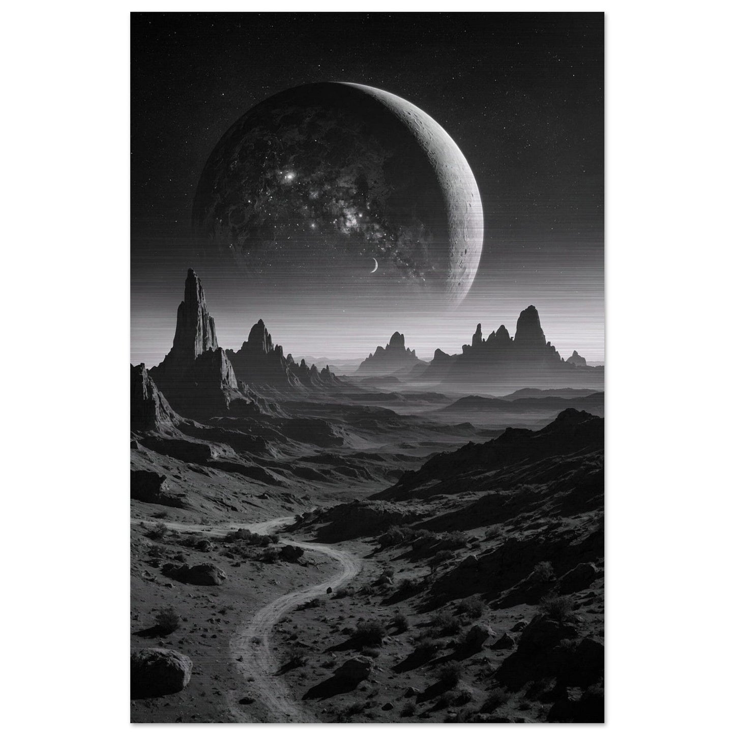 Brushed Aluminium Print - Moderne Kunstwerke mit gebürstetem Finish Print Material Modern Masterpieces 60x90 cm / 24x36″ 