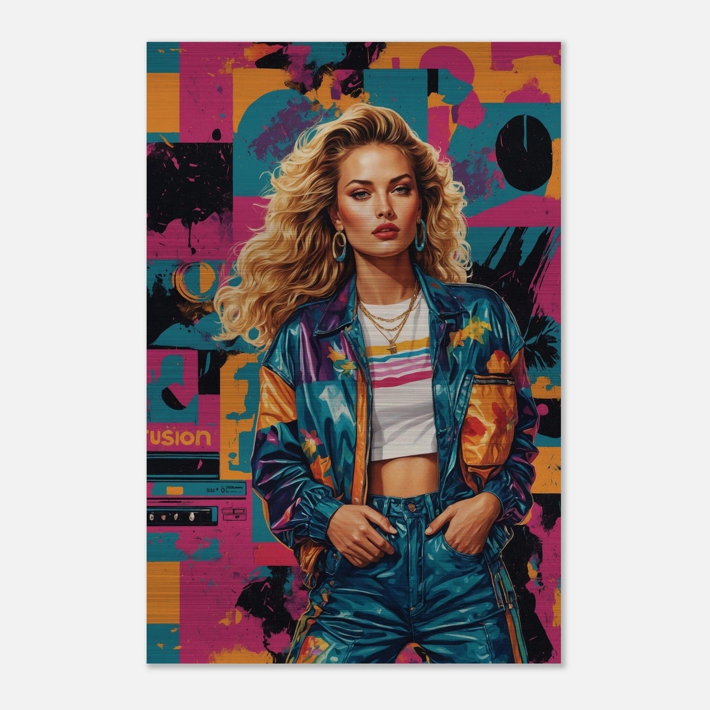 Brushed Aluminium Print - Moderne Kunstwerke mit gebürstetem Finish Print Material Modern Masterpieces 60x90 cm / 24x36″ 