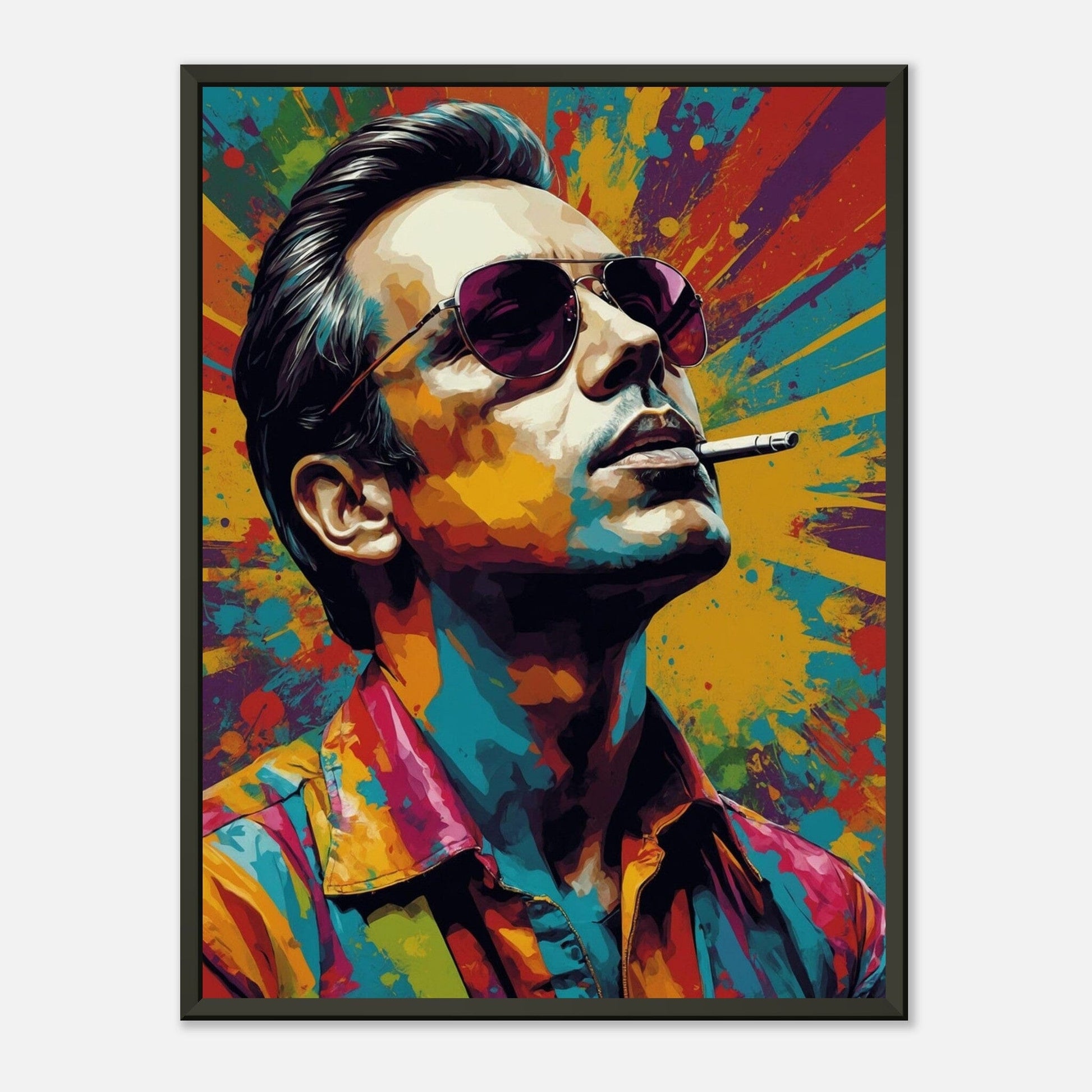 Celebrity Canvas: Pop Art Legends Print Material Modern Masterpieces 45x60 cm / 18x24″ 