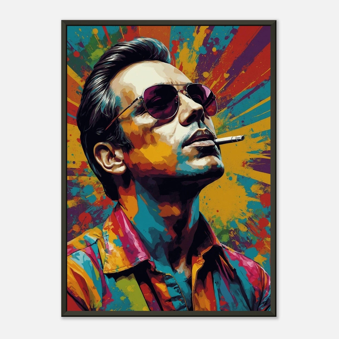 Celebrity Canvas: Pop Art Legends Print Material Modern Masterpieces 50x70 cm / 20x28″ 