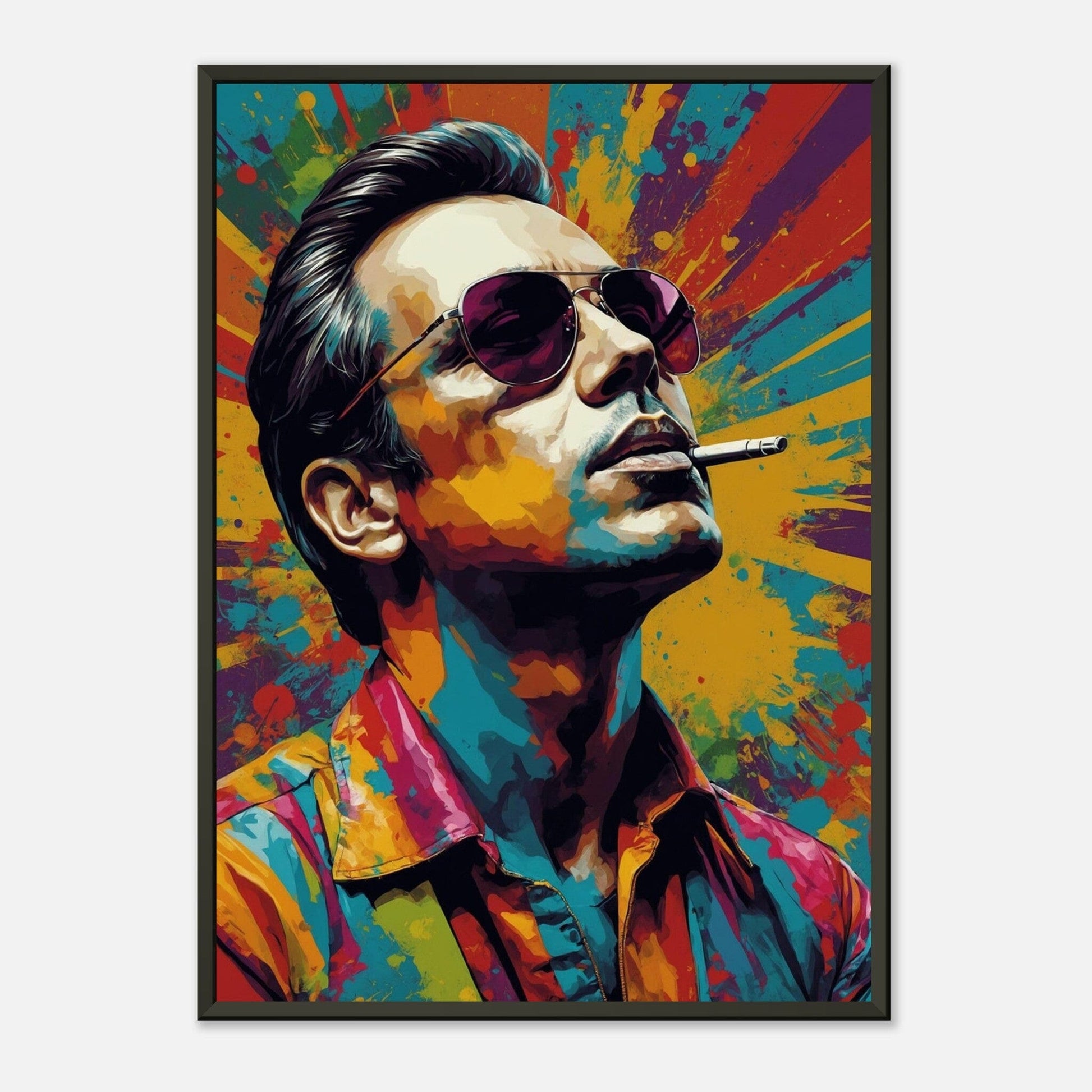 Celebrity Canvas: Pop Art Legends Print Material Modern Masterpieces 50x70 cm / 20x28″ 