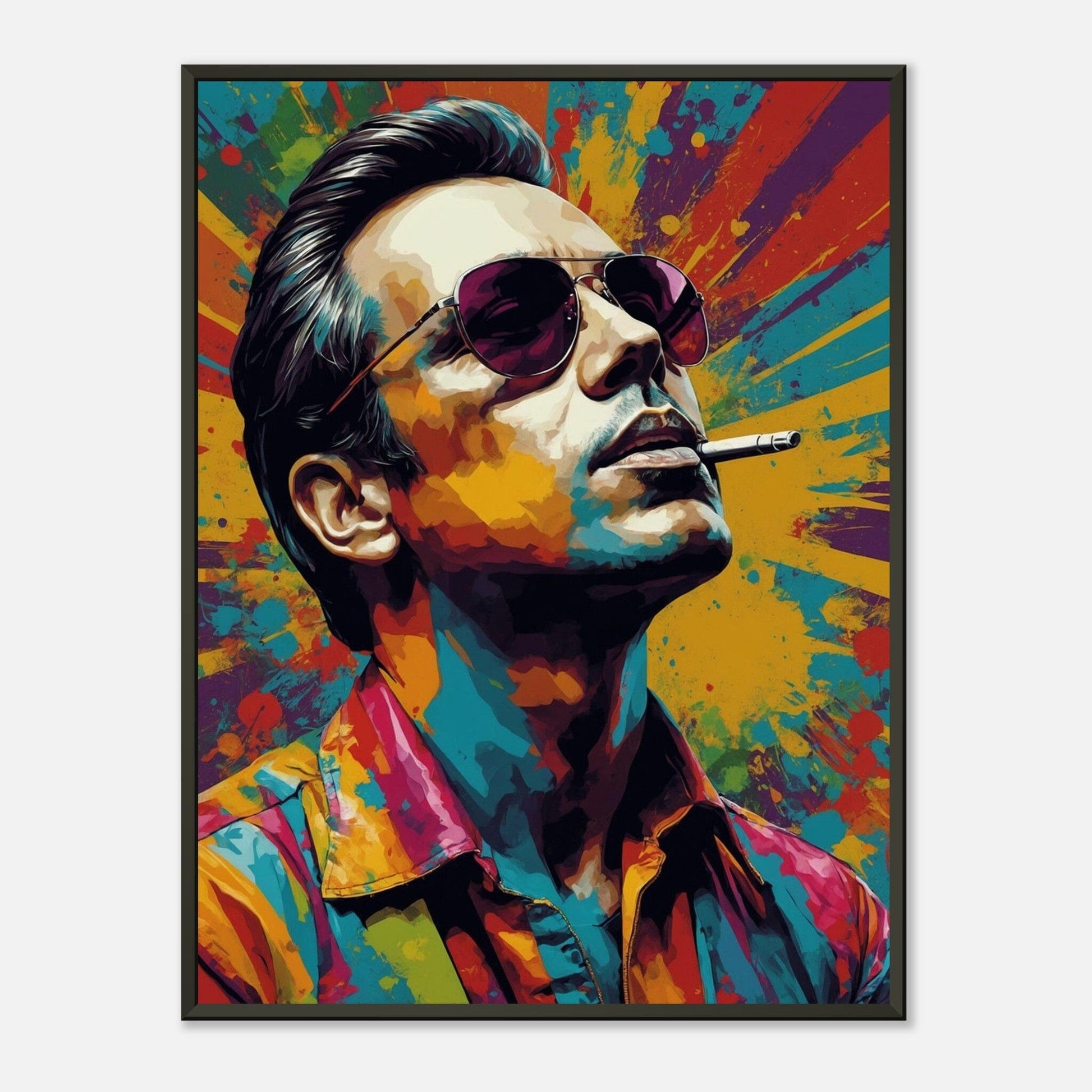 Celebrity Canvas: Pop Art Legends Print Material Modern Masterpieces 60x80 cm / 24x32″ 