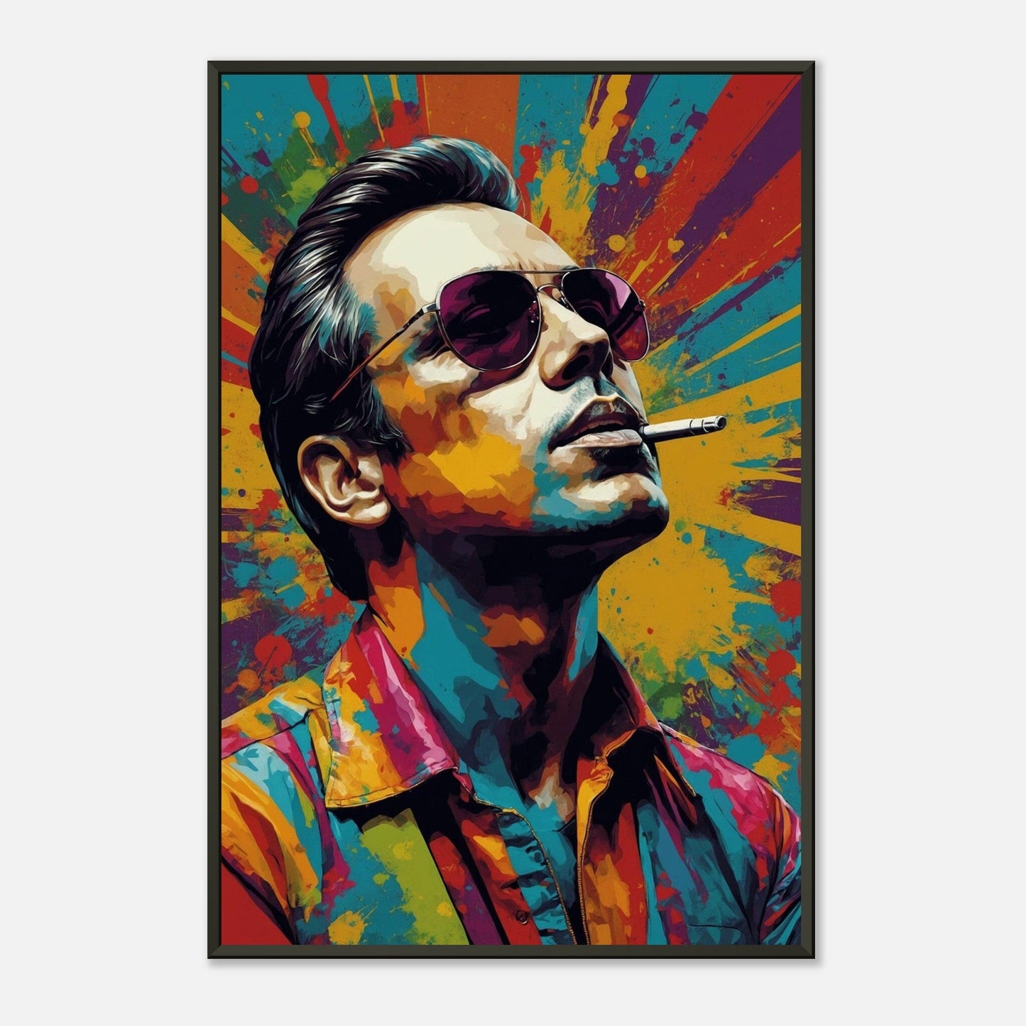 Celebrity Canvas: Pop Art Legends Print Material Modern Masterpieces 60x90 cm / 24x36″ 
