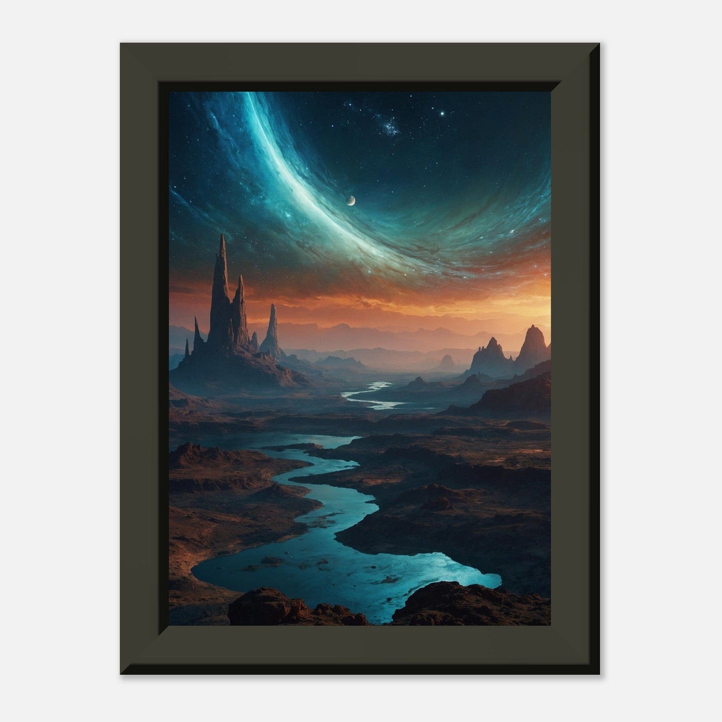 Celestial Symphony: Ethereal Echoes Print Material Modern Masterpieces 13x18 cm / 5x7″ 