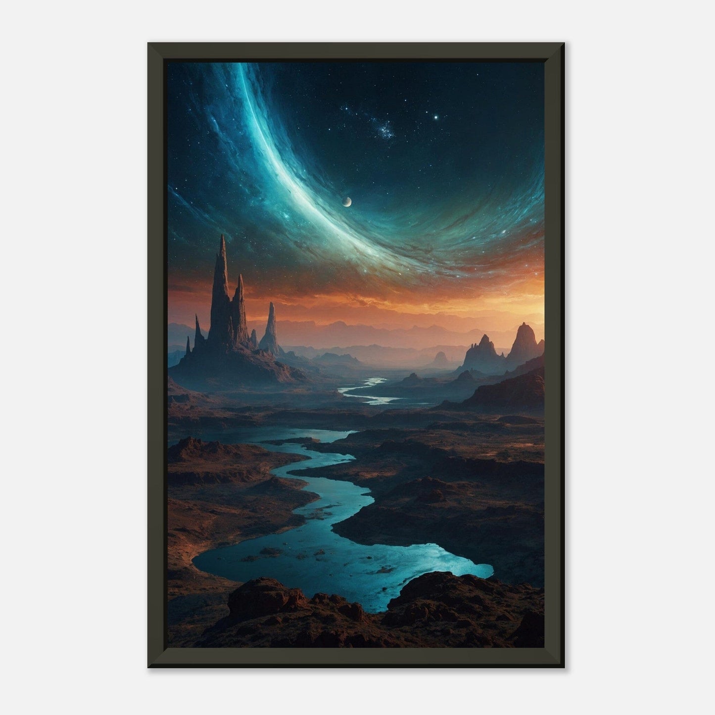 Celestial Symphony: Ethereal Echoes Print Material Modern Masterpieces 28x43 cm / XL (11x17″) 