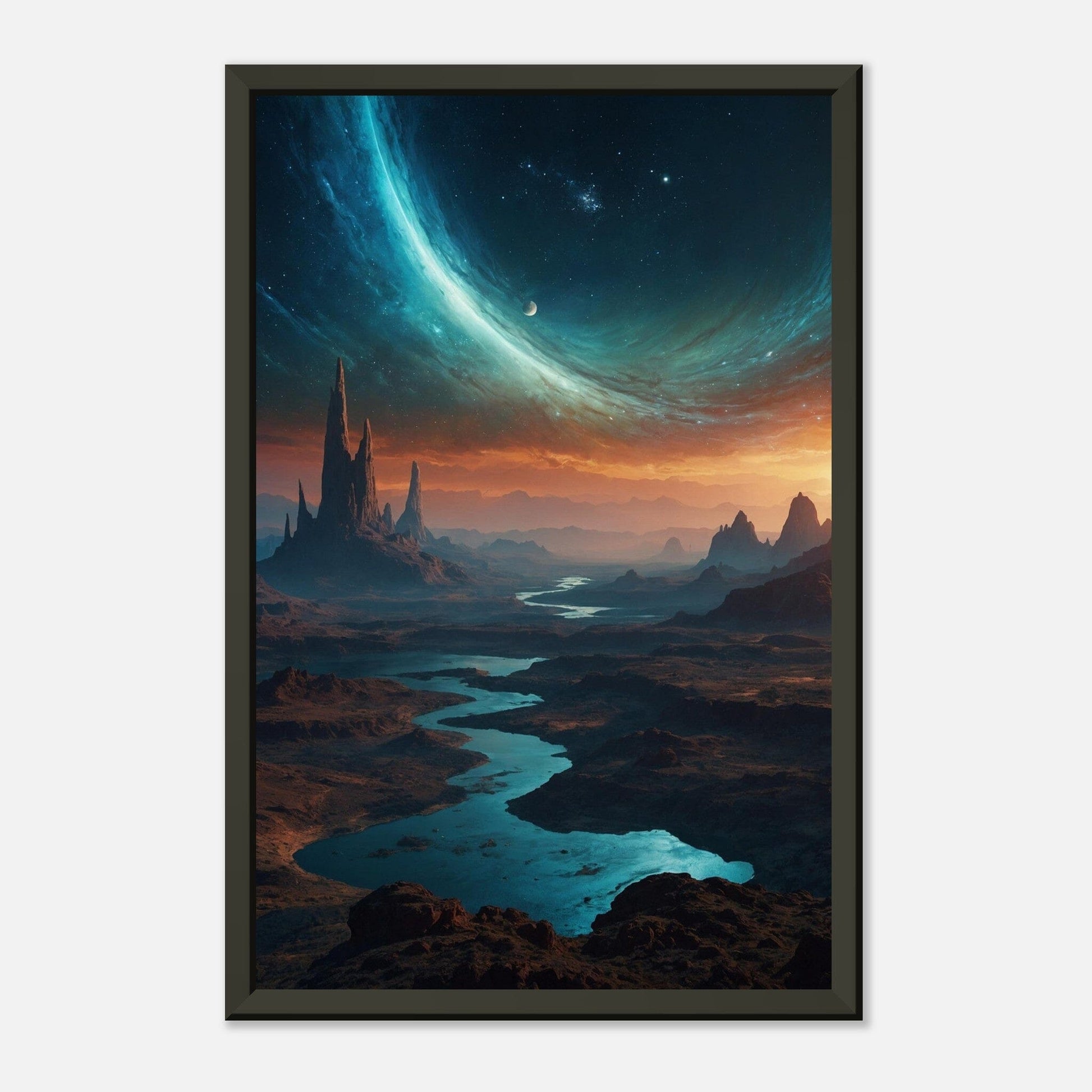 Celestial Symphony: Ethereal Echoes Print Material Modern Masterpieces 28x43 cm / XL (11x17″) 