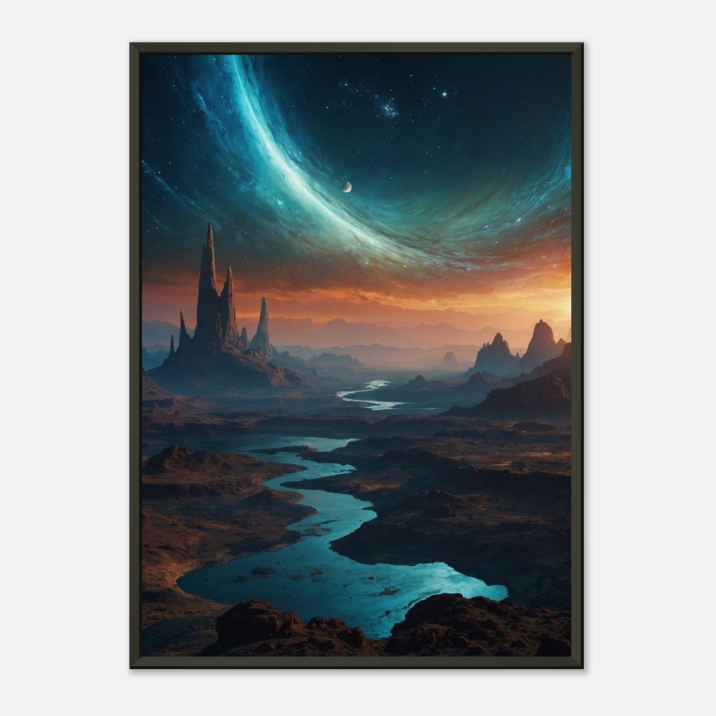 Celestial Symphony: Ethereal Echoes Print Material Modern Masterpieces 50x70 cm / 20x28″ 