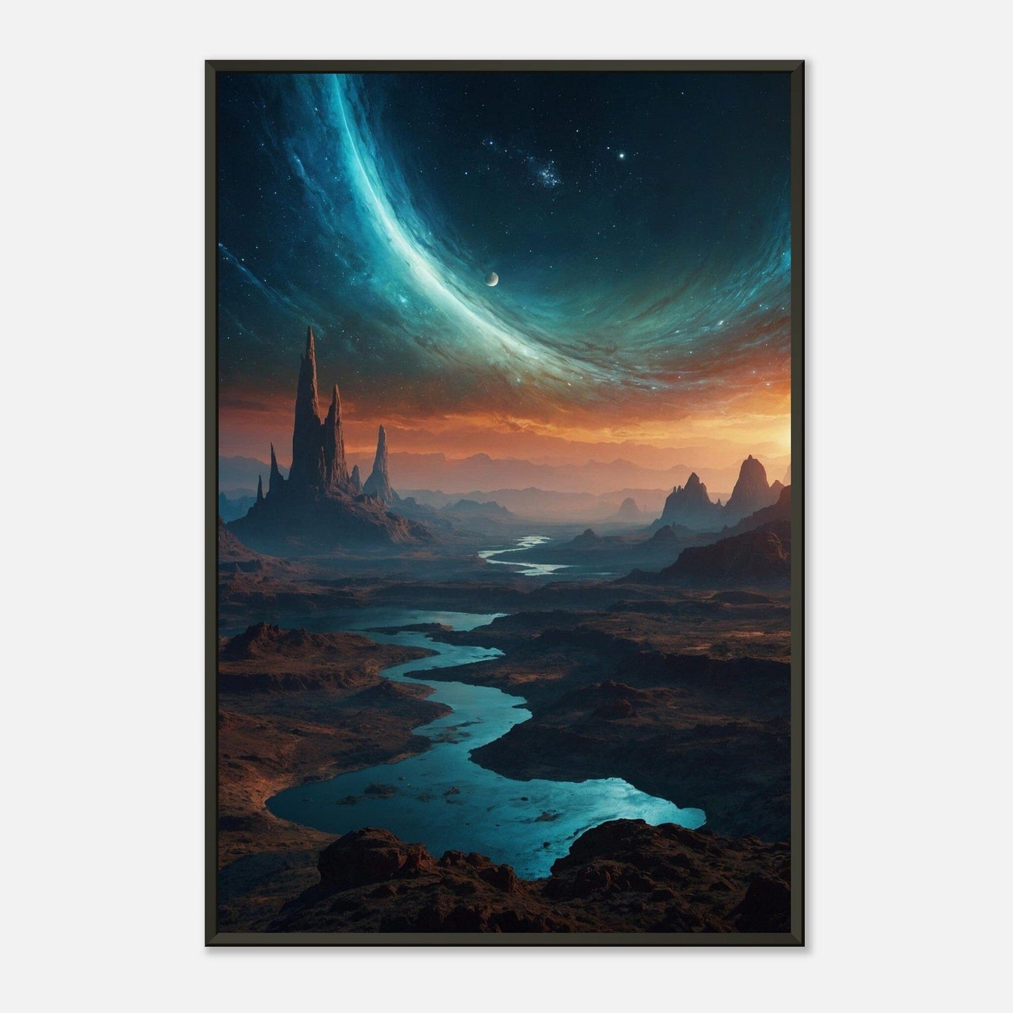Celestial Symphony: Ethereal Echoes Print Material Modern Masterpieces 60x90 cm / 24x36″ 