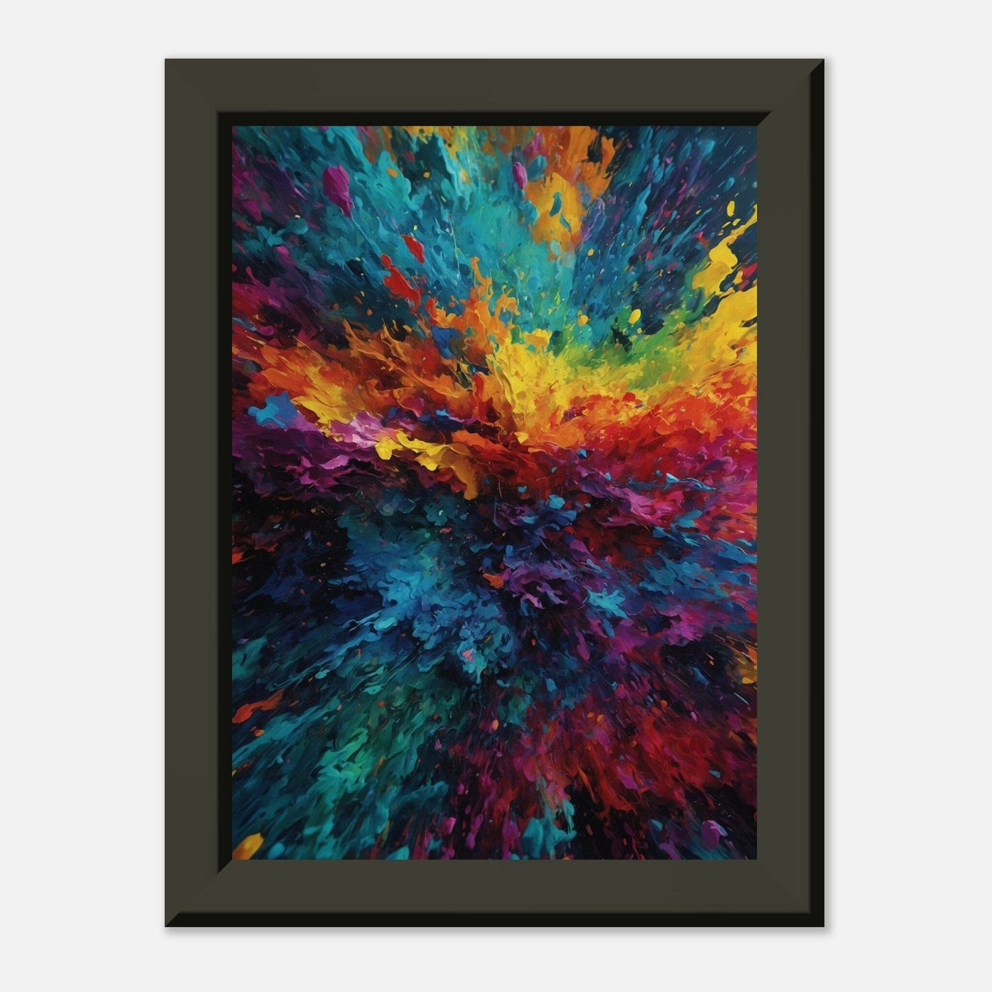 Color Cascade: Unleashed Creativity Print Material Modern Masterpieces 13x18 cm / 5x7″ 