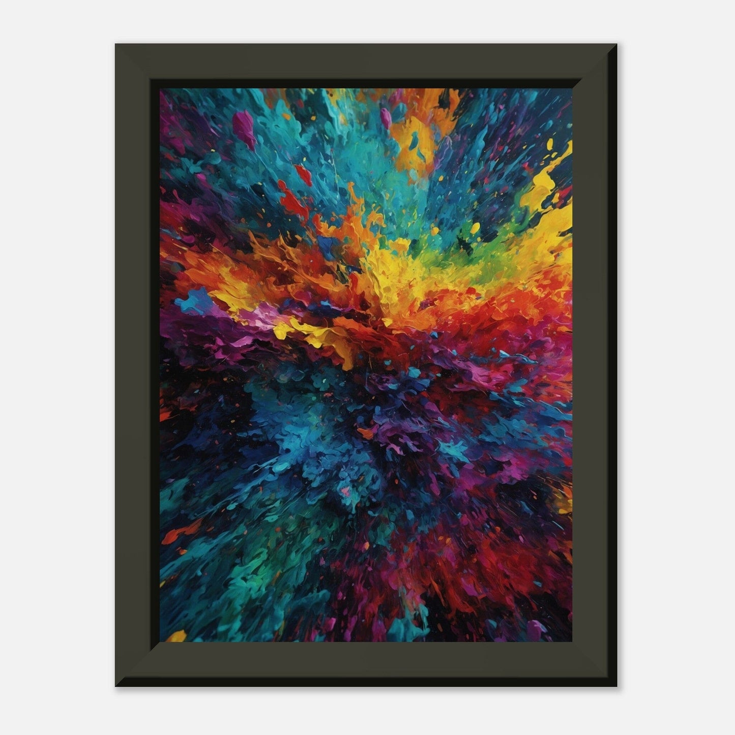 Color Cascade: Unleashed Creativity Print Material Modern Masterpieces 15x20 cm / 6x8″ 