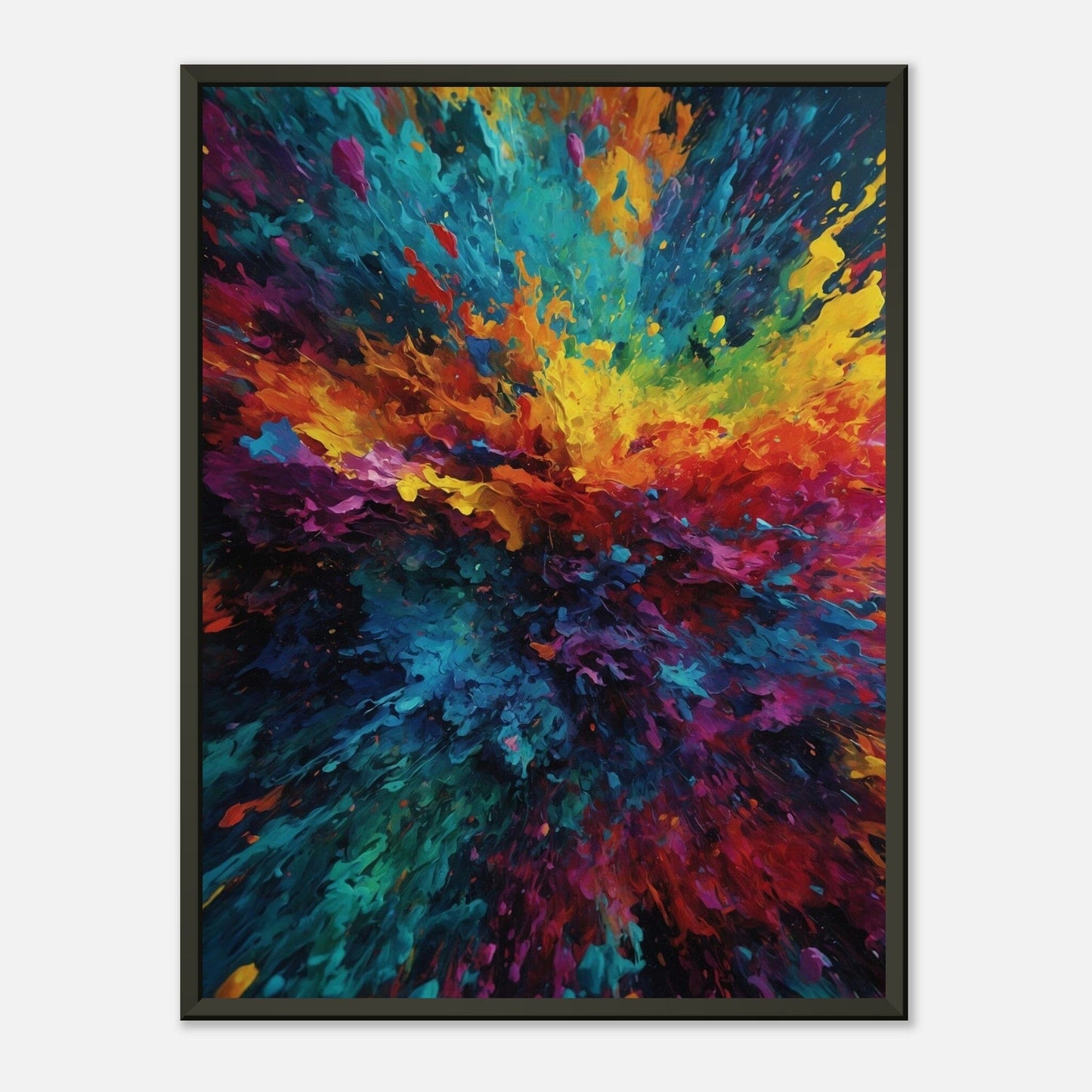 Color Cascade: Unleashed Creativity Print Material Modern Masterpieces 45x60 cm / 18x24″ 