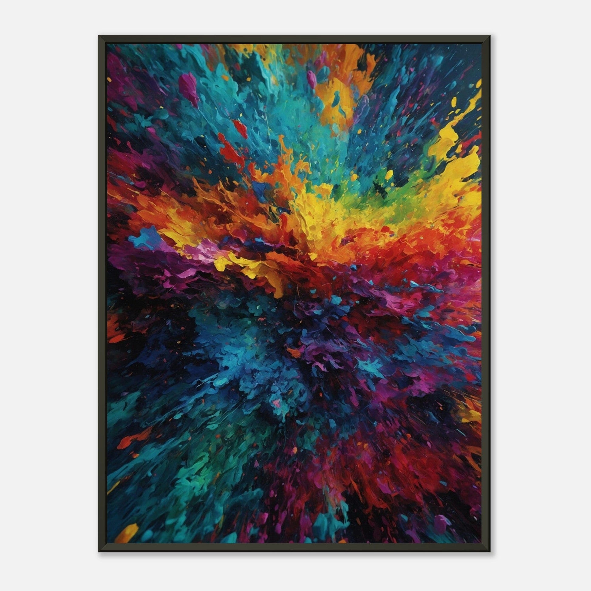 Color Cascade: Unleashed Creativity Print Material Modern Masterpieces 60x80 cm / 24x32″ 