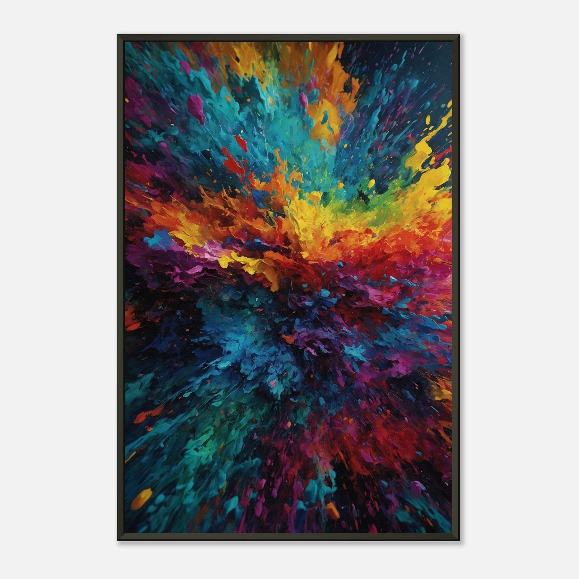 Color Cascade: Unleashed Creativity Print Material Modern Masterpieces 60x90 cm / 24x36″ 