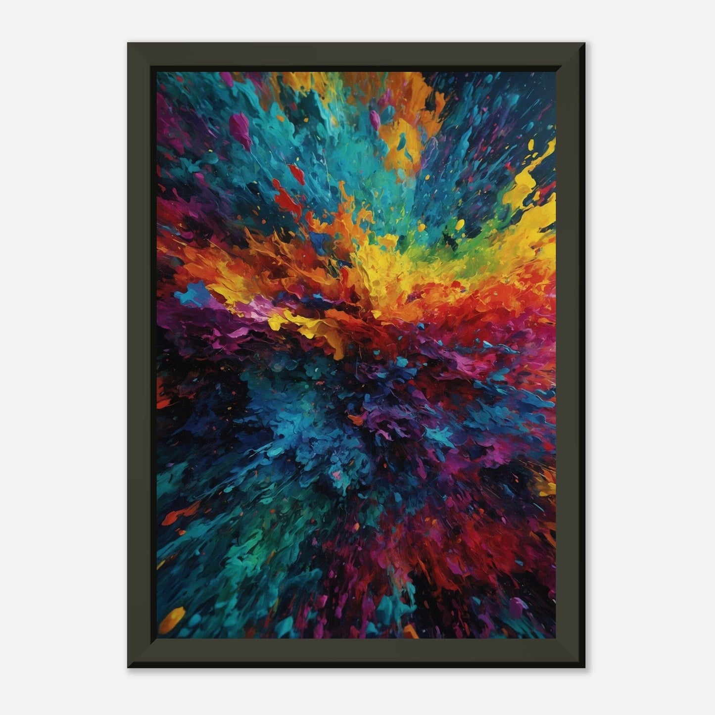 Color Cascade: Unleashed Creativity Print Material Modern Masterpieces A4 21x29.7 cm / 8x12″ 