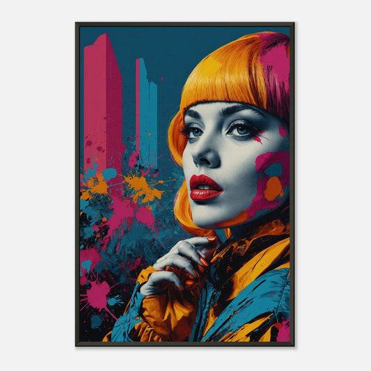 Colorful Crescendo: Bold Brushstrokes Print Material Modern Masterpieces 60x90 cm / 24x36″ 