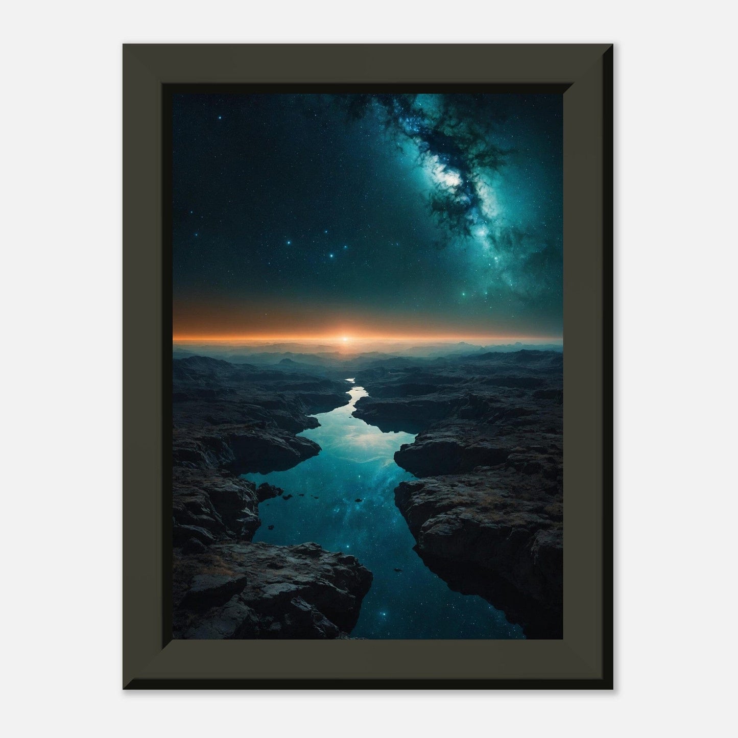 Cosmic Contrasts: Celestial Harmony Print Material Modern Masterpieces 13x18 cm / 5x7″ 