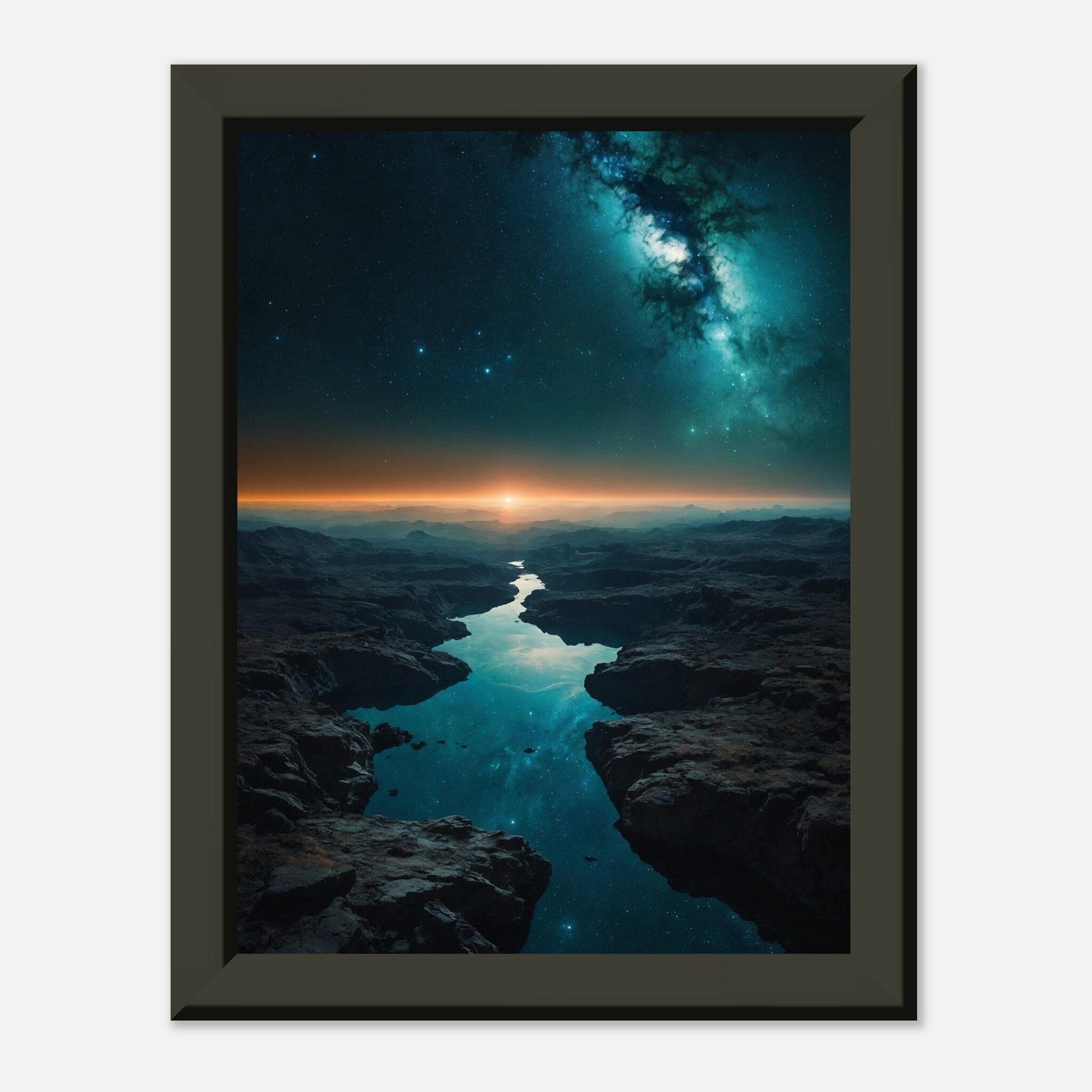 Cosmic Contrasts: Celestial Harmony Print Material Modern Masterpieces 15x20 cm / 6x8″ 